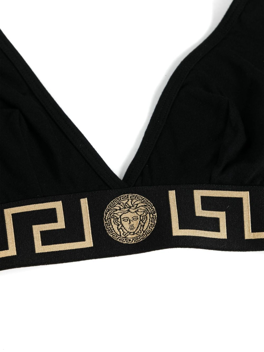 VERSACE Greek Border Triangle Bralette