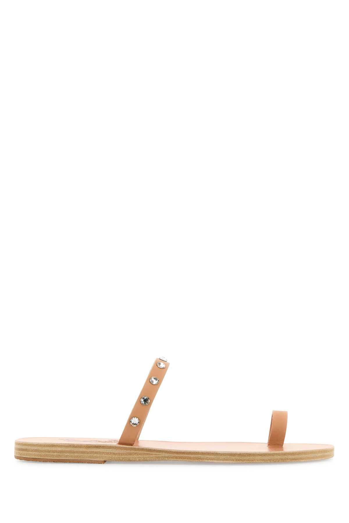 ANCIENT GREEK SANDALS Women's Mini Leather Audrey Thong Slippers