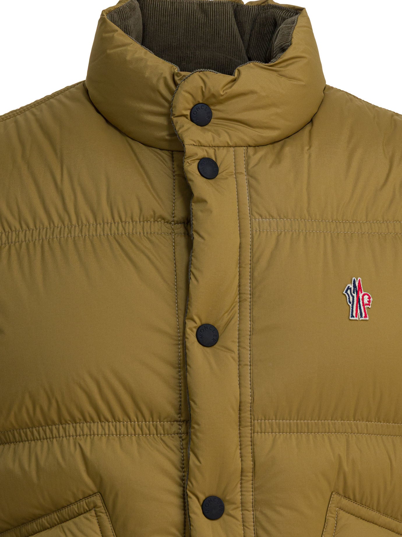 MONCLER GRENOBLE Sleeveless Down and Feather Jacket for Men