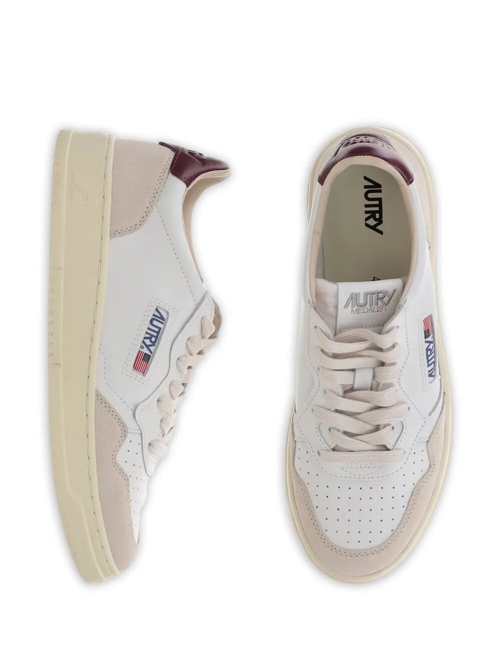 AUTRY Men's Medalist Low Suede Sneakers