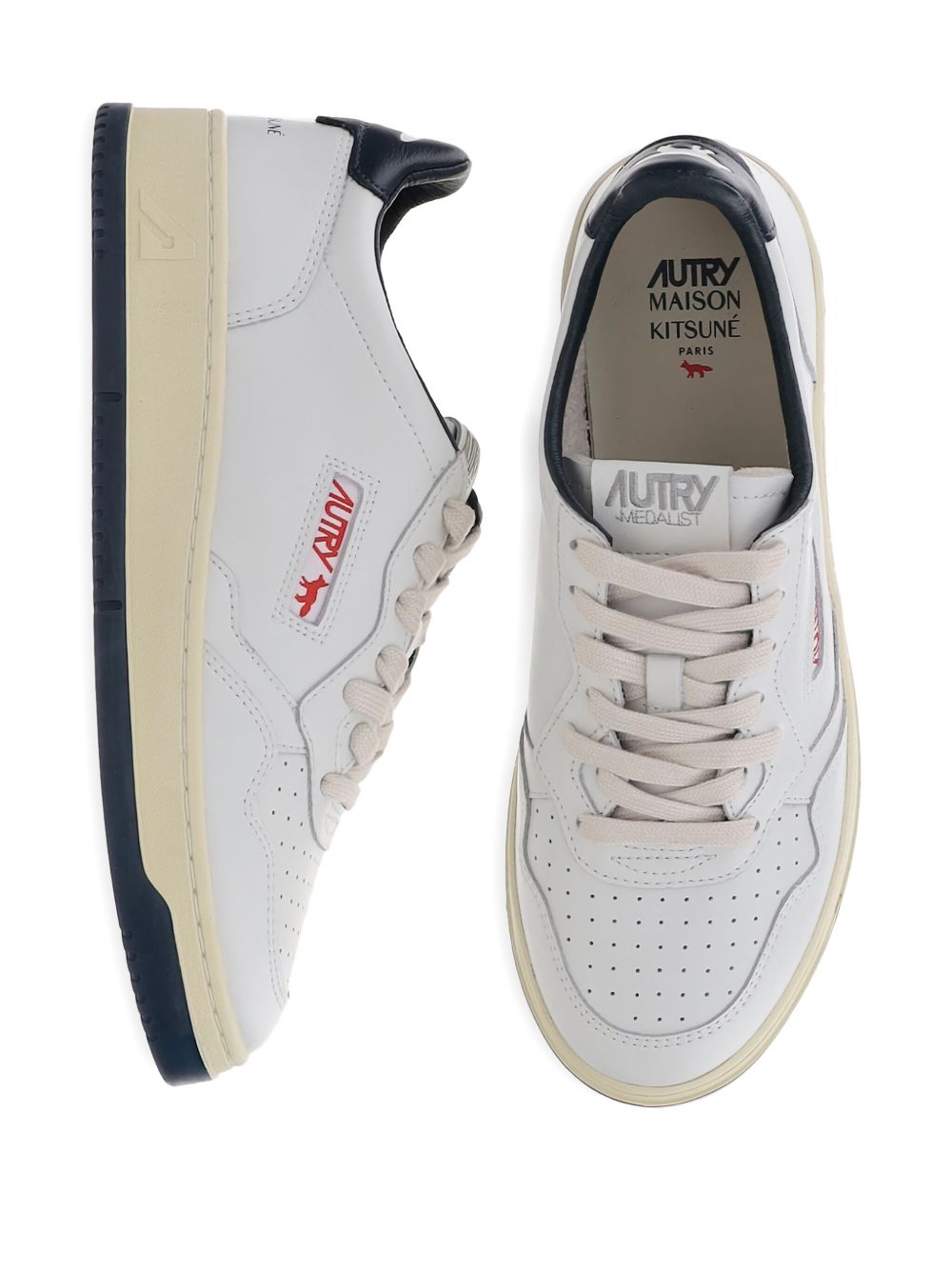 AUTRY Low-Top Leather Sneakers for Men