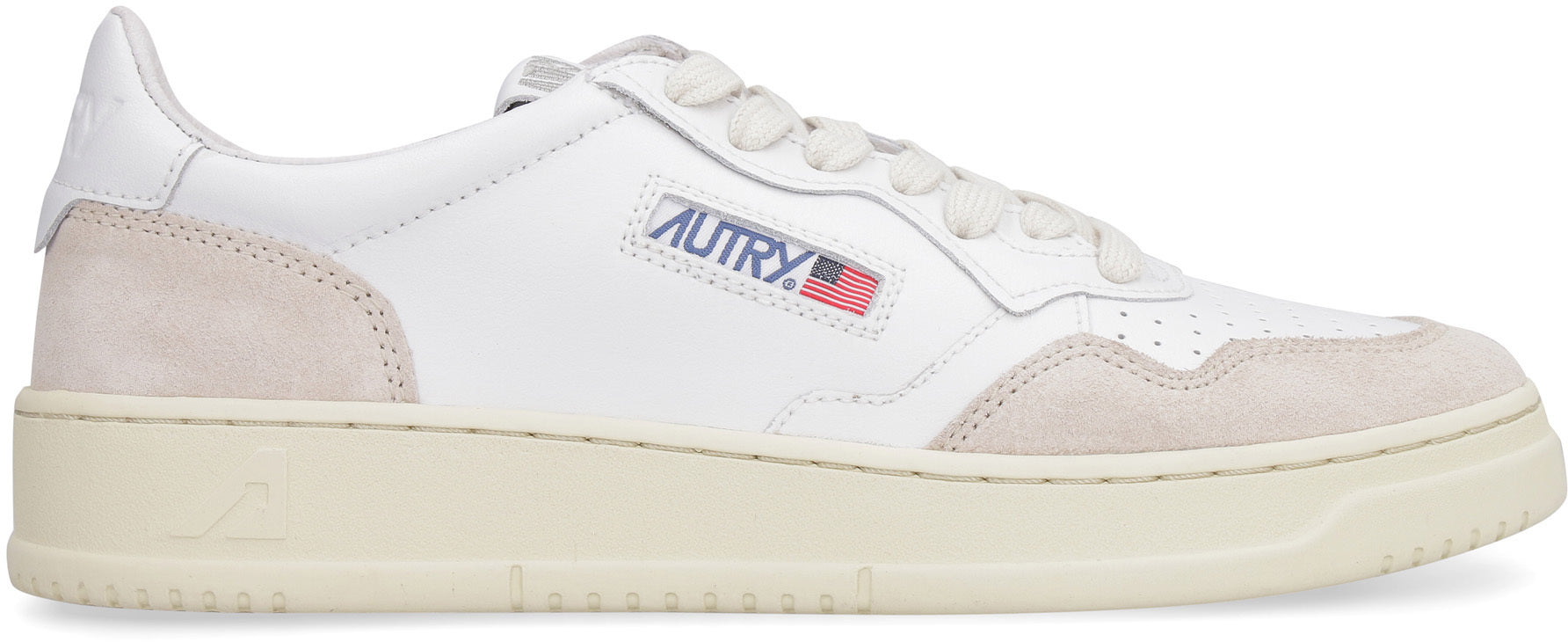 AUTRY Leather Medalist Low-Top Sneaker for Women