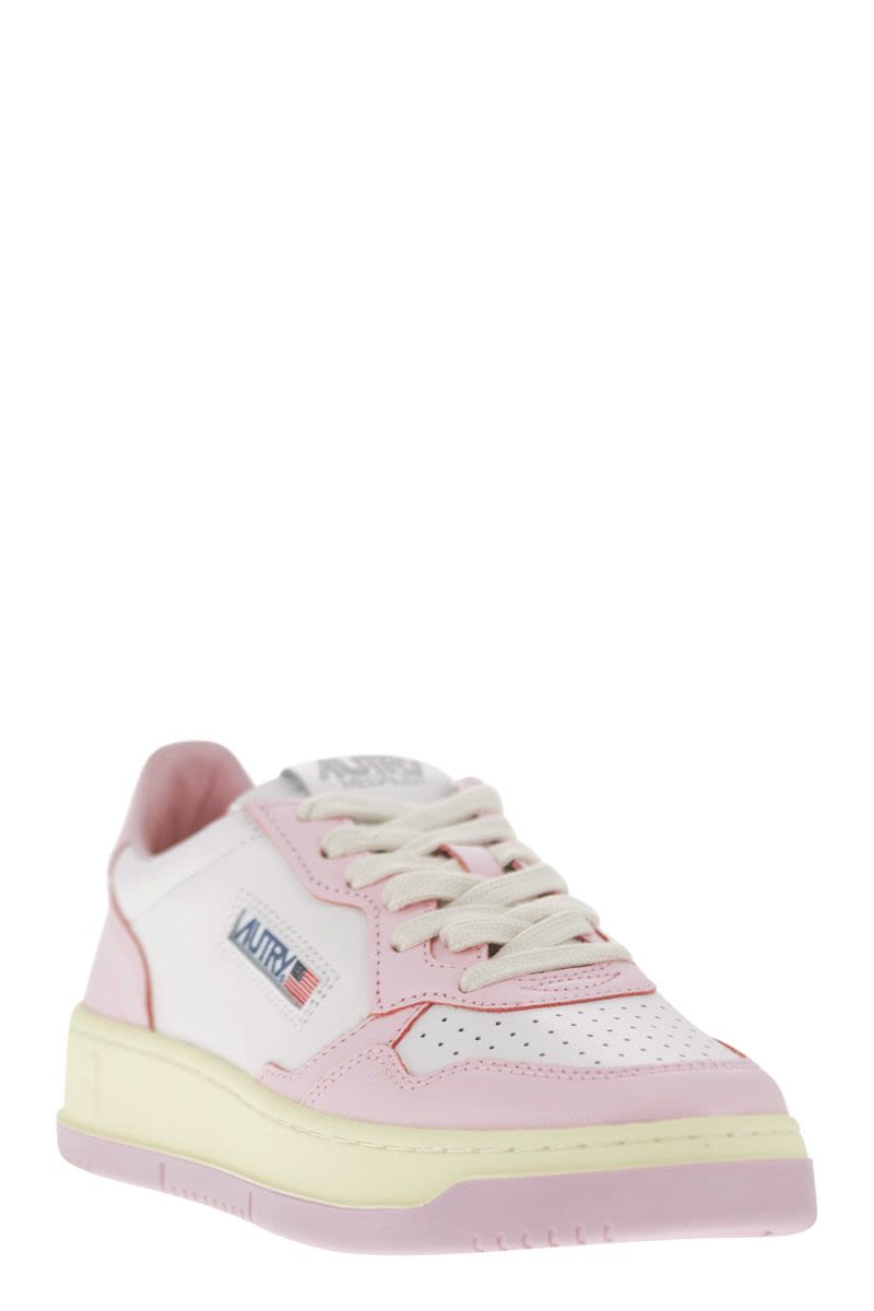 AUTRY Timeless Low Sneakers - Two-Tone Leather