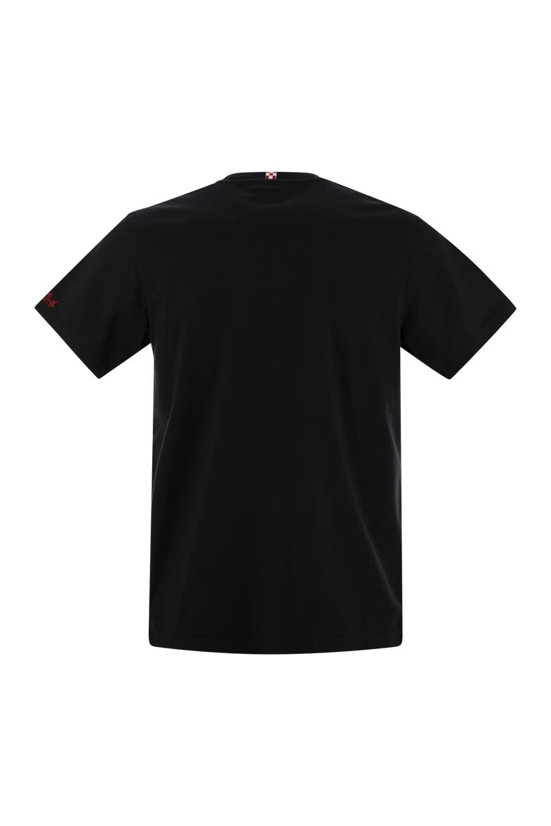 MC2 SAINT BARTH Austin Mini T-Shirt with Embroidered Pocket