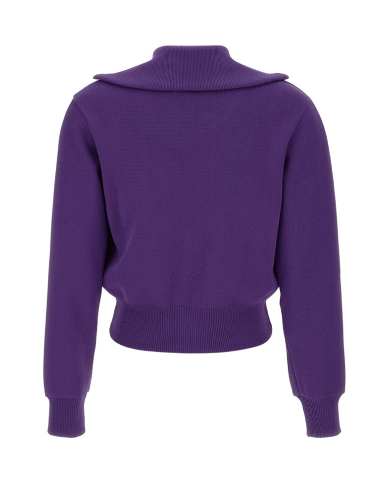 AUTRY Tennis-Style Women's Jacket with Contrasting Stripes