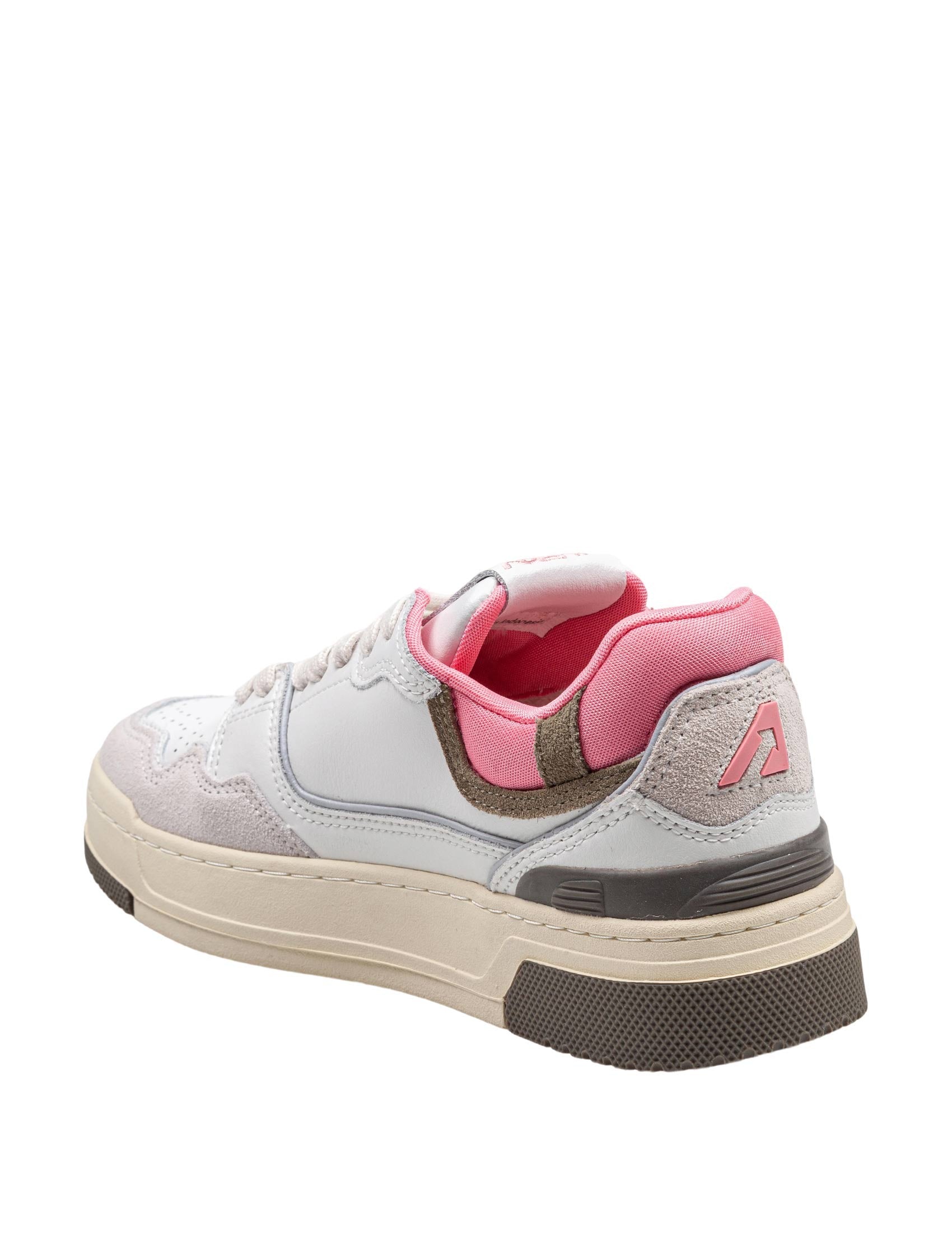 AUTRY Suede and Nubuck Low-Top Sneakers