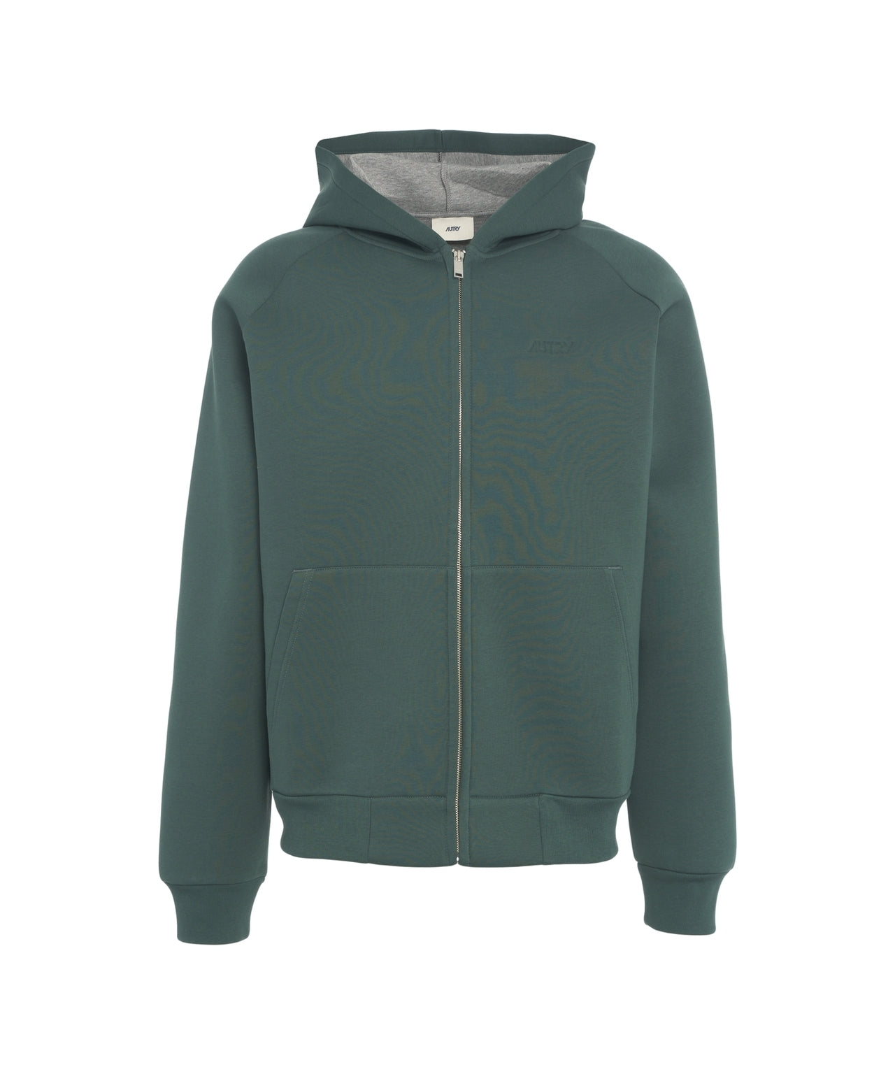 AUTRY Men's Zip-Up Hoodie with Hood and Kangaroo Pocket