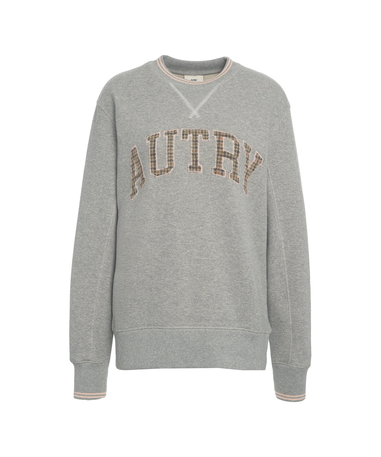 AUTRY Classic Crew Neck Embroidered Sweatshirt for Women