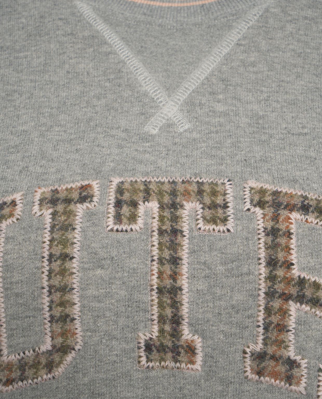 AUTRY Classic Crew Neck Embroidered Sweatshirt for Women