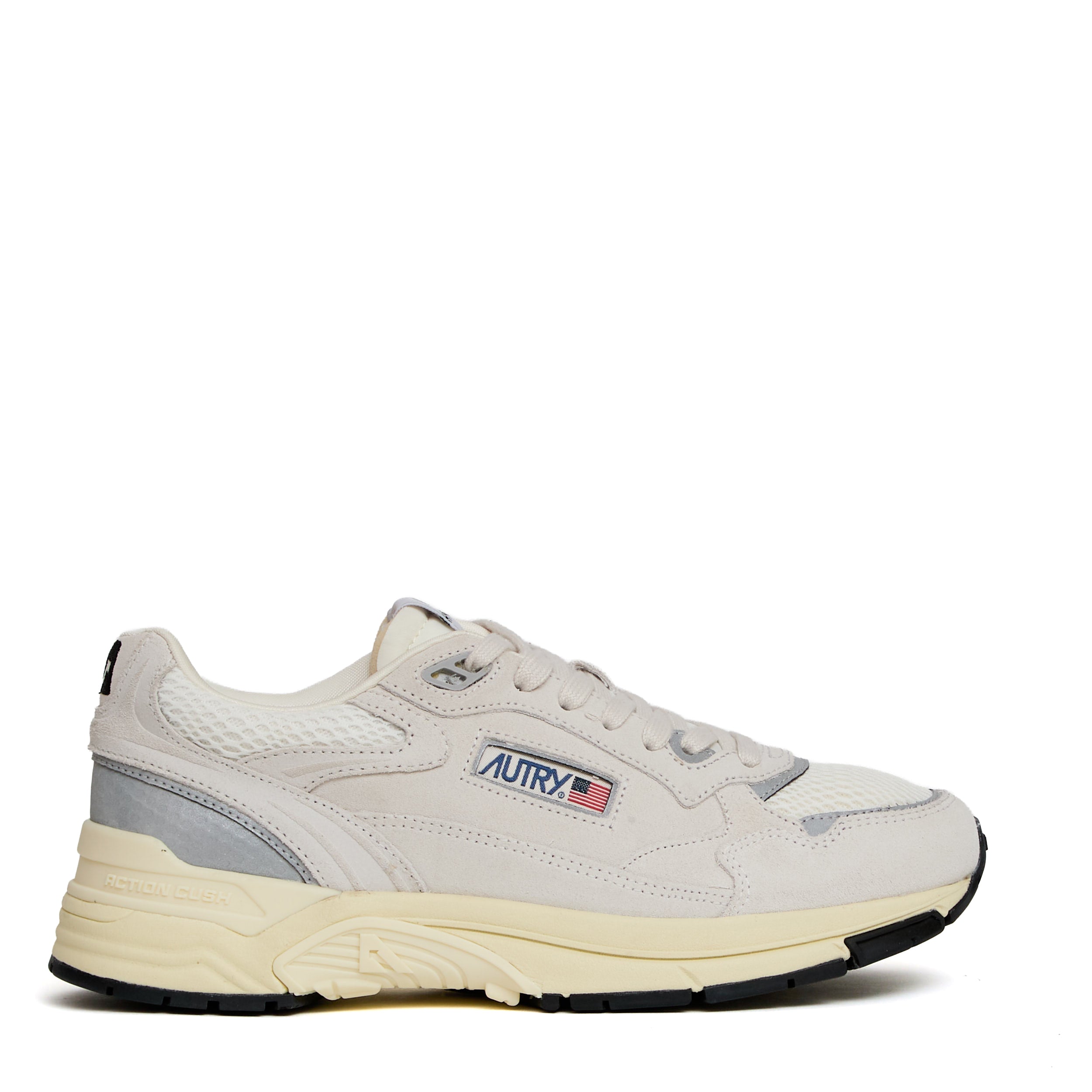 AUTRY Sneaker Hyperway in Mesh and Suede 10-Marrone