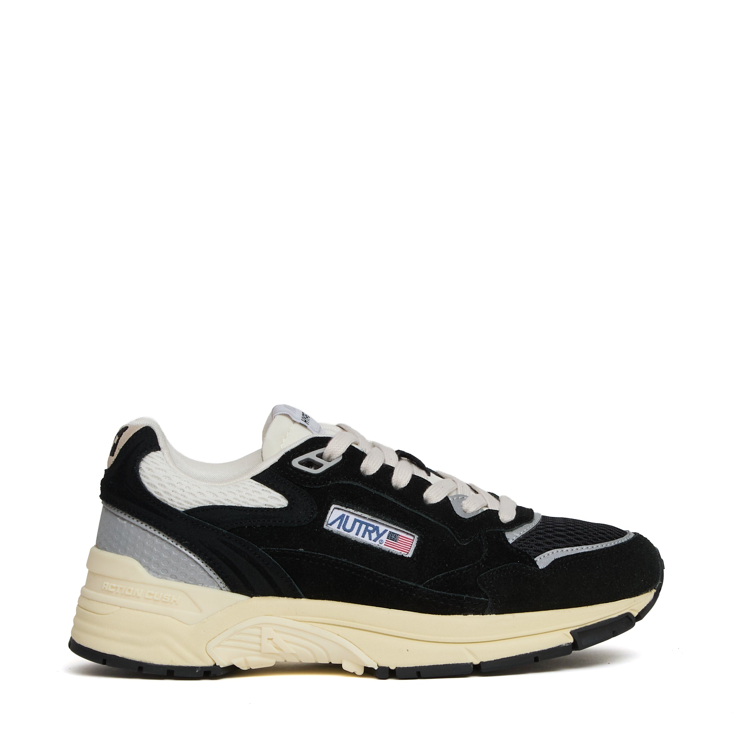 AUTRY Hyperway Mesh and Suede Sneakers with 3.5 cm Sole Height