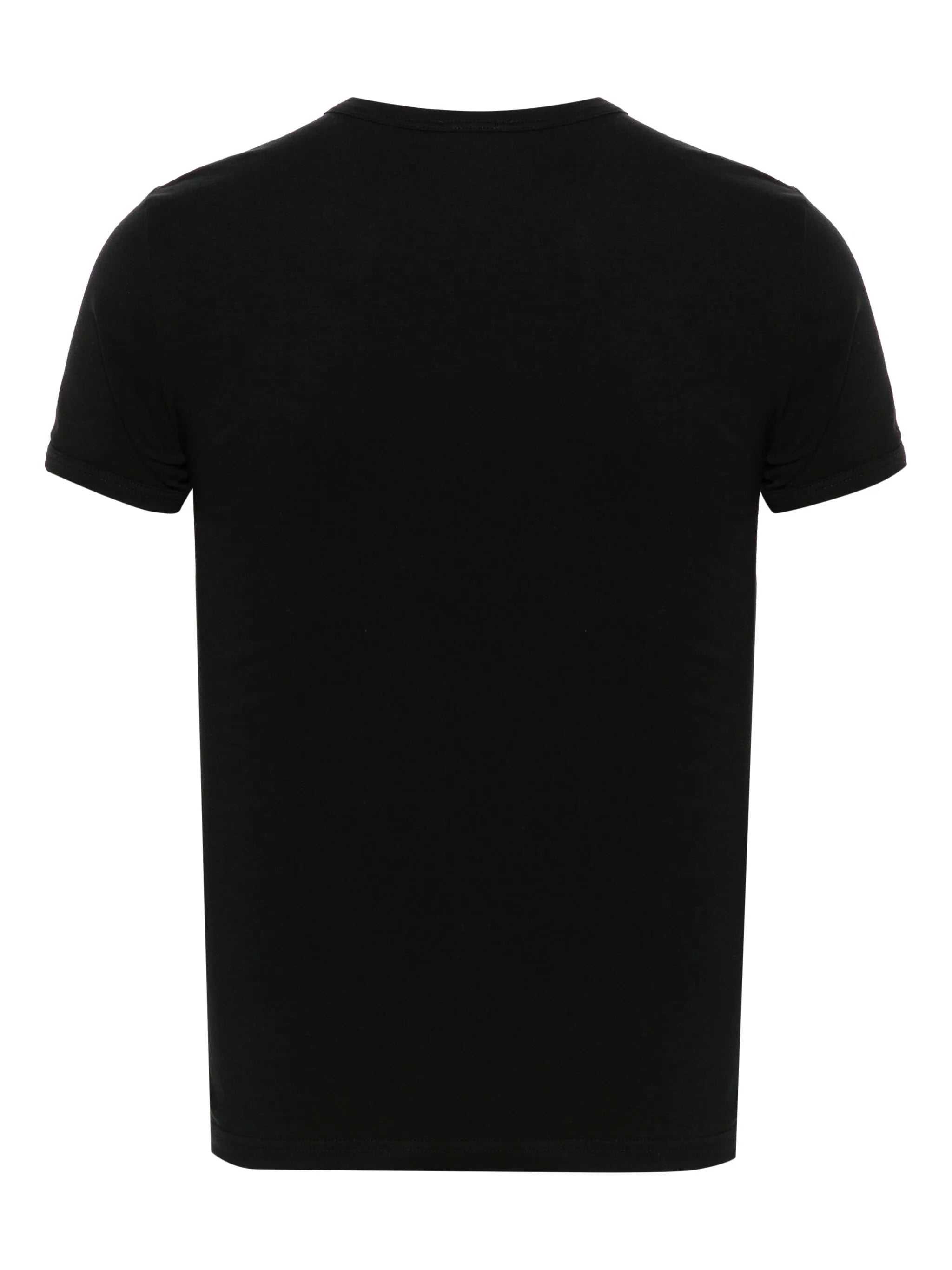 VERSACE Medusa V-Neck Short Sleeve Underwear Shirt - Size 4