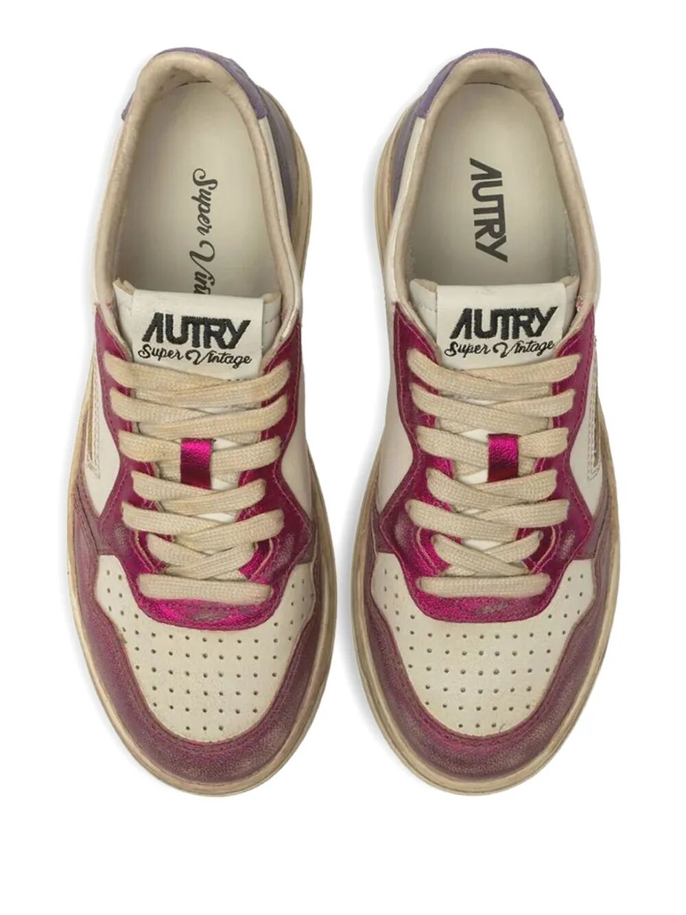 AUTRY Vintage Low Suede Sneaker for Women