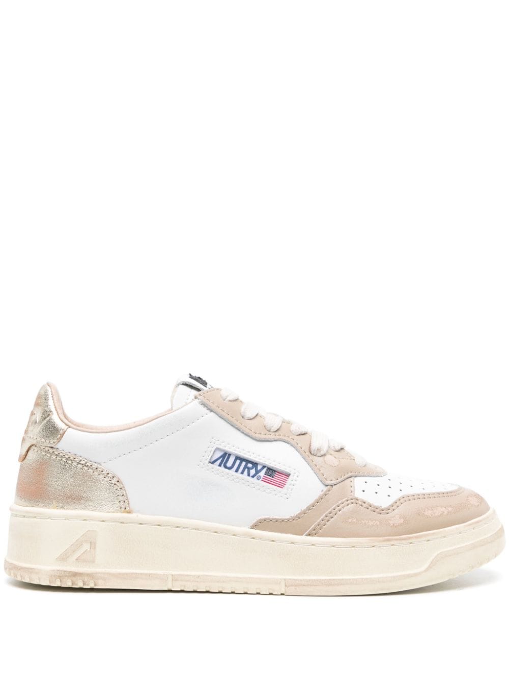 AUTRY Super Vintage Low Leather Sneakers for Women