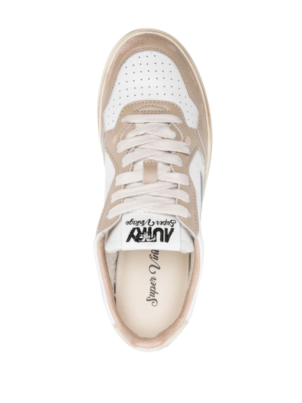 AUTRY Super Vintage Low Leather Sneakers for Women
