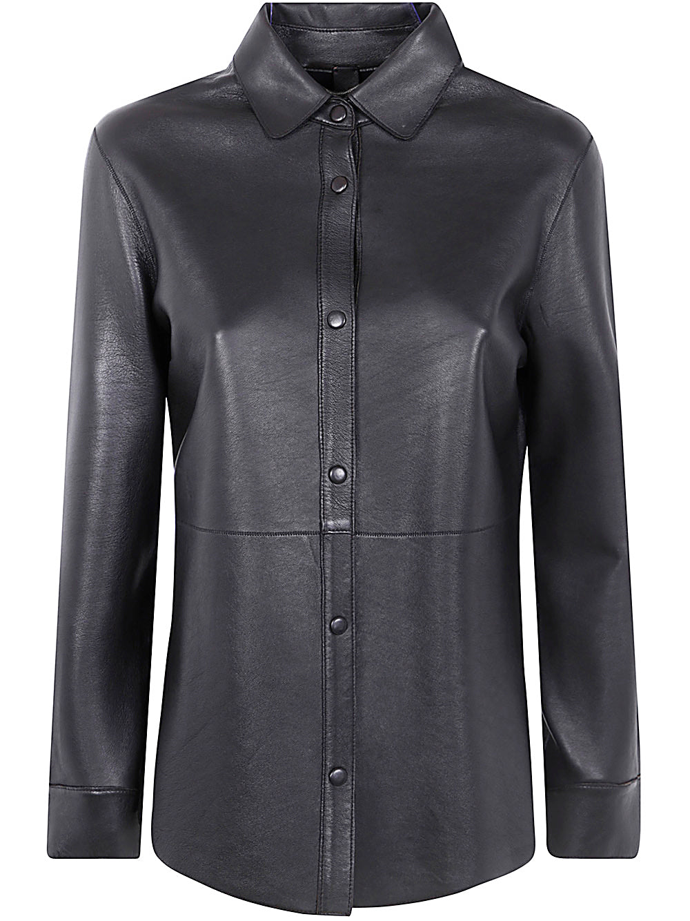 THE JACKIE LEATHERS Mini Leather Avril Shirt for Women