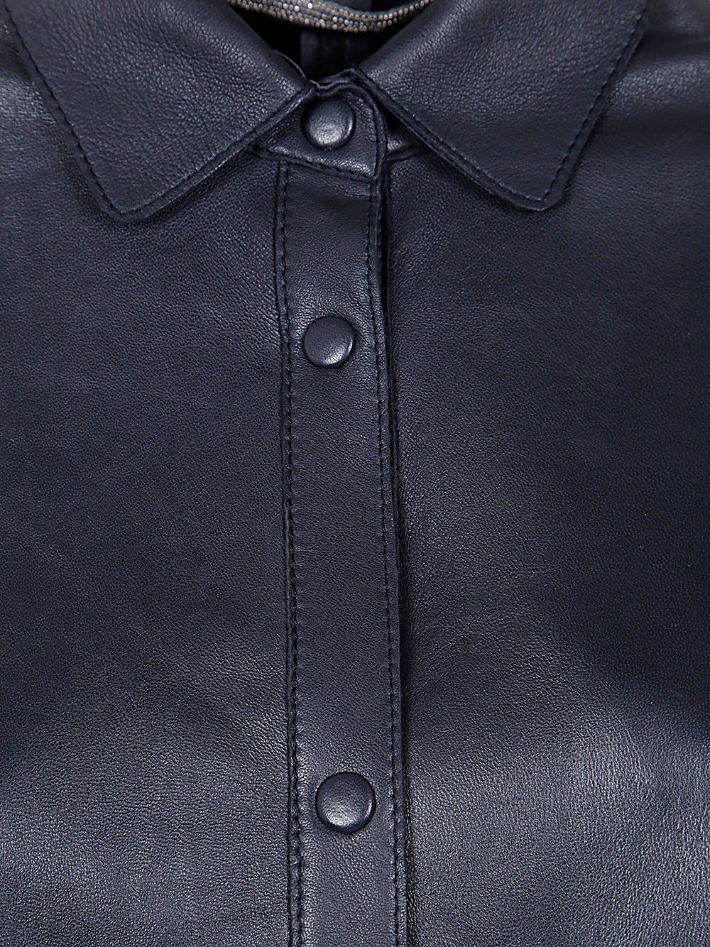 THE JACKIE LEATHERS Mini Leather Avril Shirt