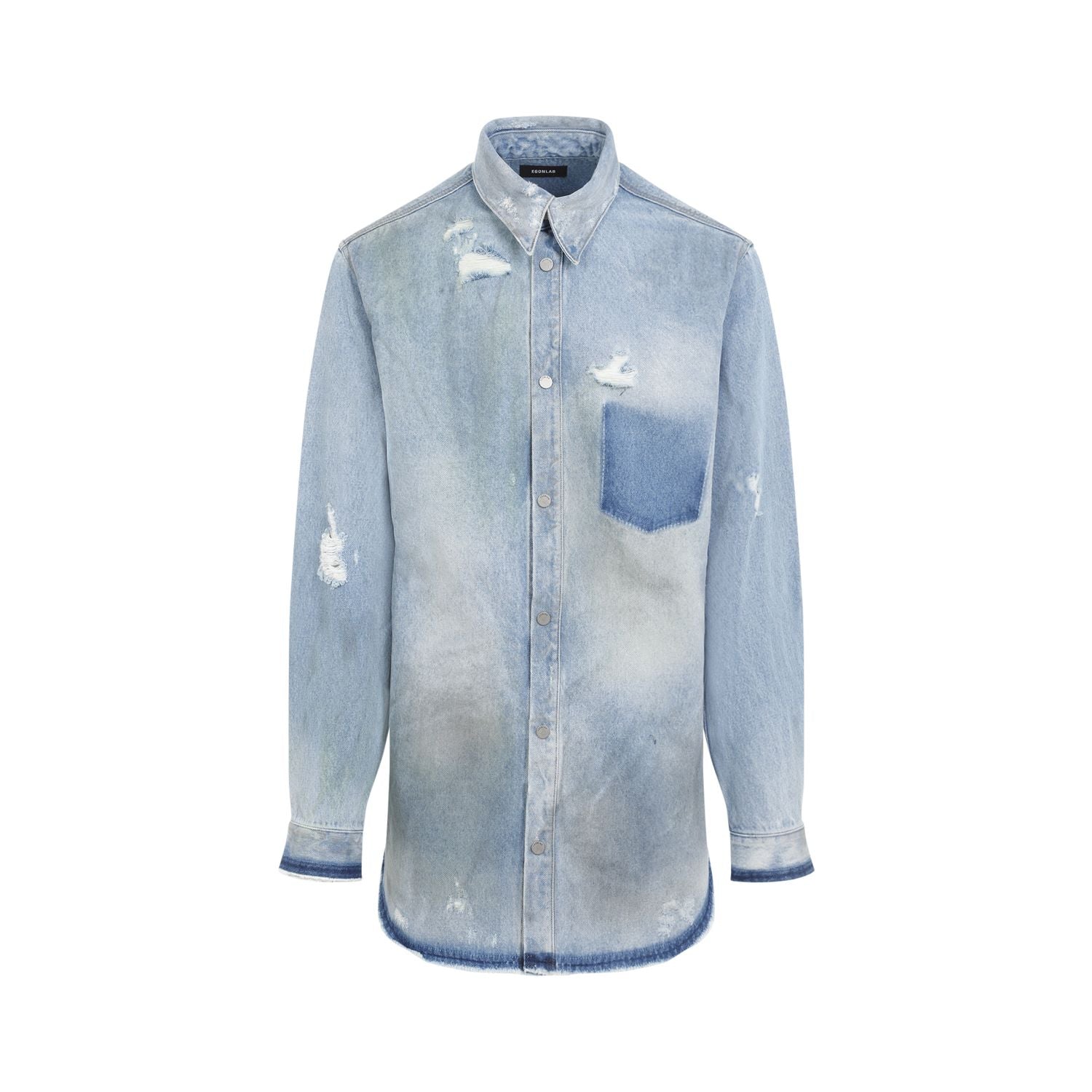 EGONLAB Denim Overshirt for Men