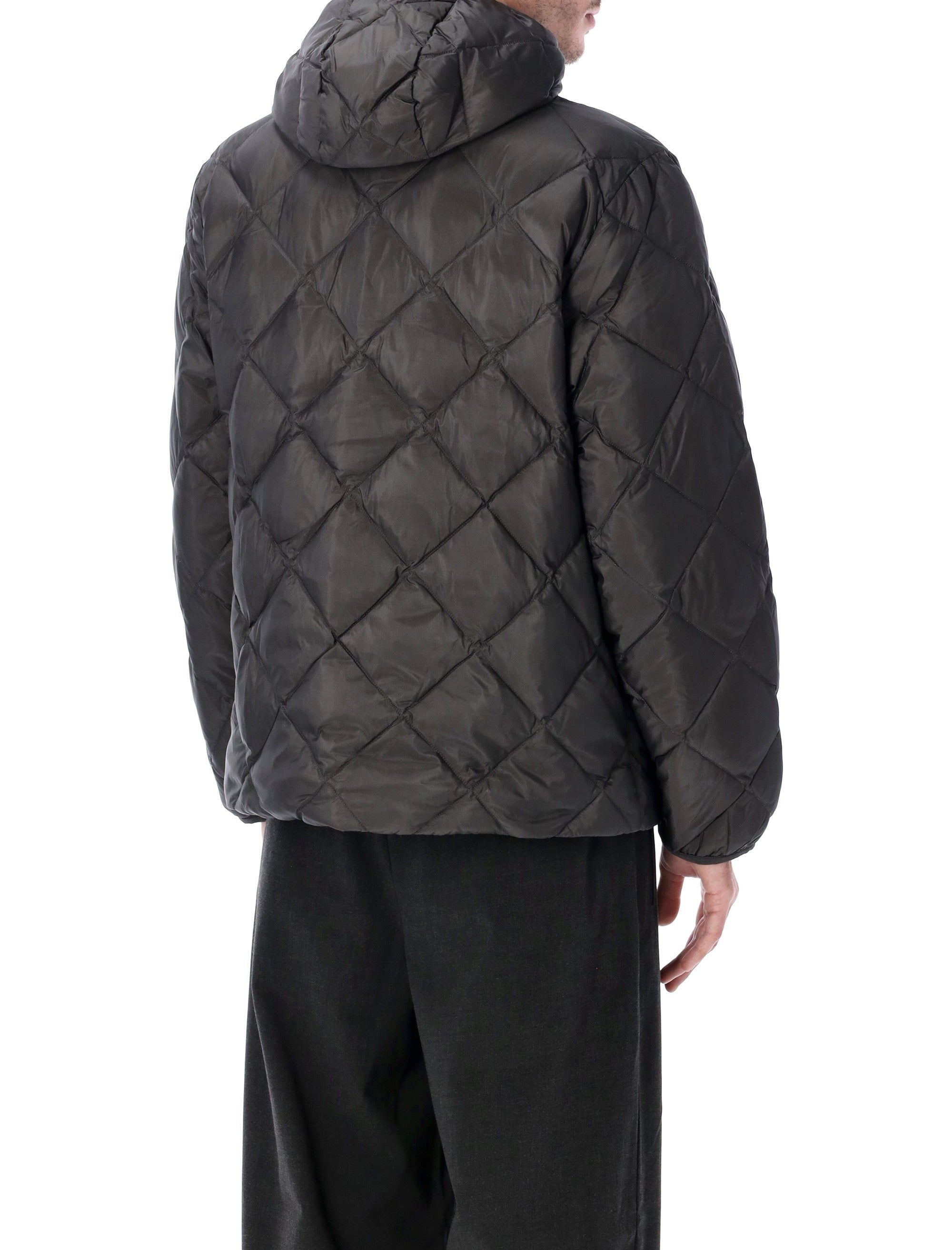 HIKING PATROL Men's Lightweight Down Hooded Jacket - Size L