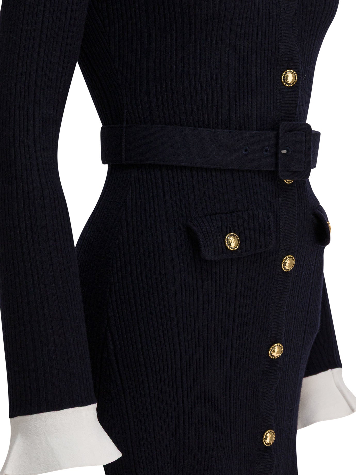 SELF-PORTRAIT Viscose Knit Midi Dress for Women