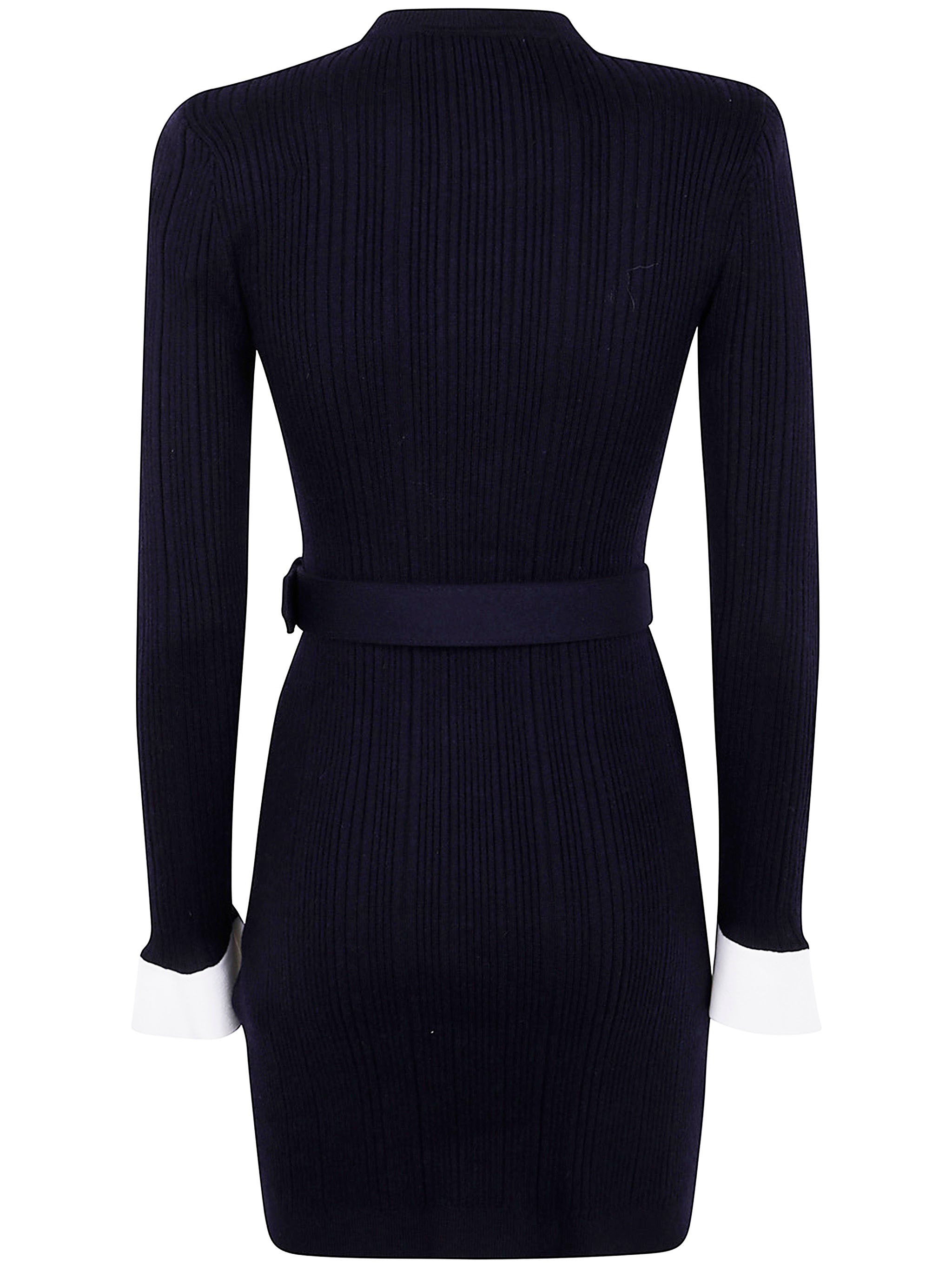 SELF-PORTRAIT Viscose Knit Mini Dress