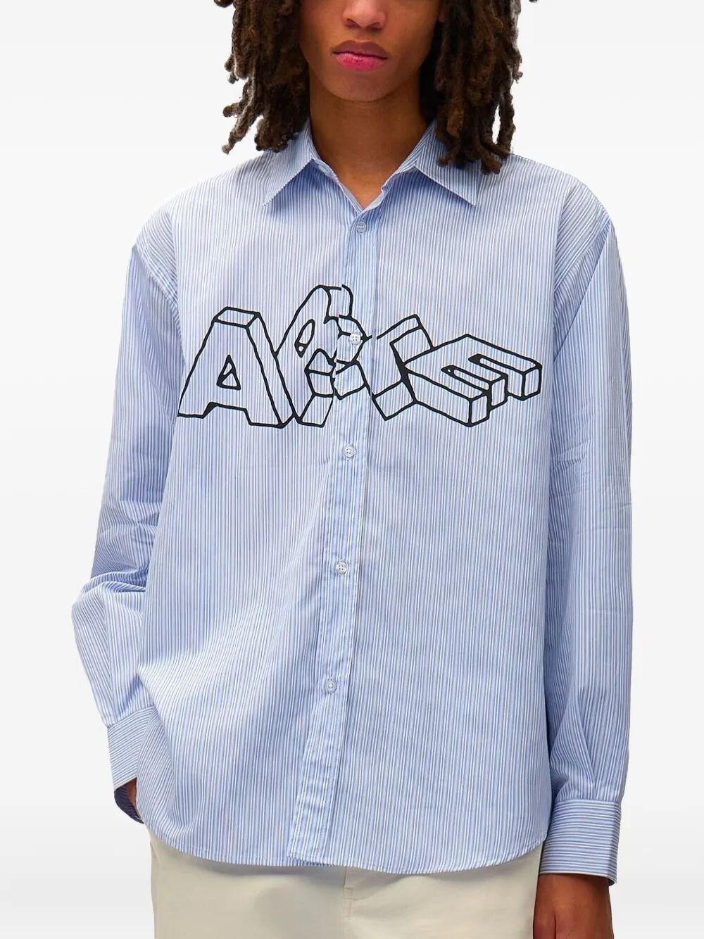 ARTE ANTWERP Block Print Casual Shirt - Men's - FW25