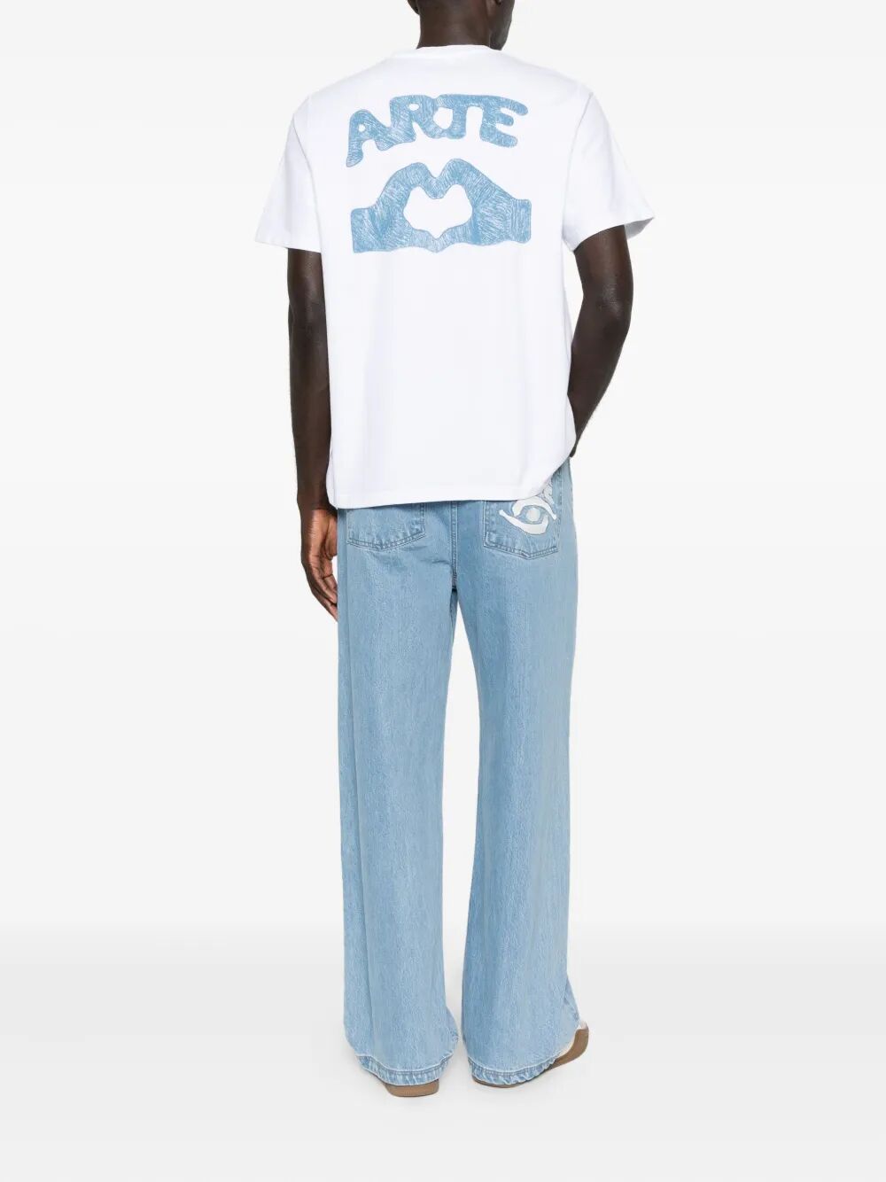 ARTE ANTWERP Mini Stitch Detail T-Shirt for Men