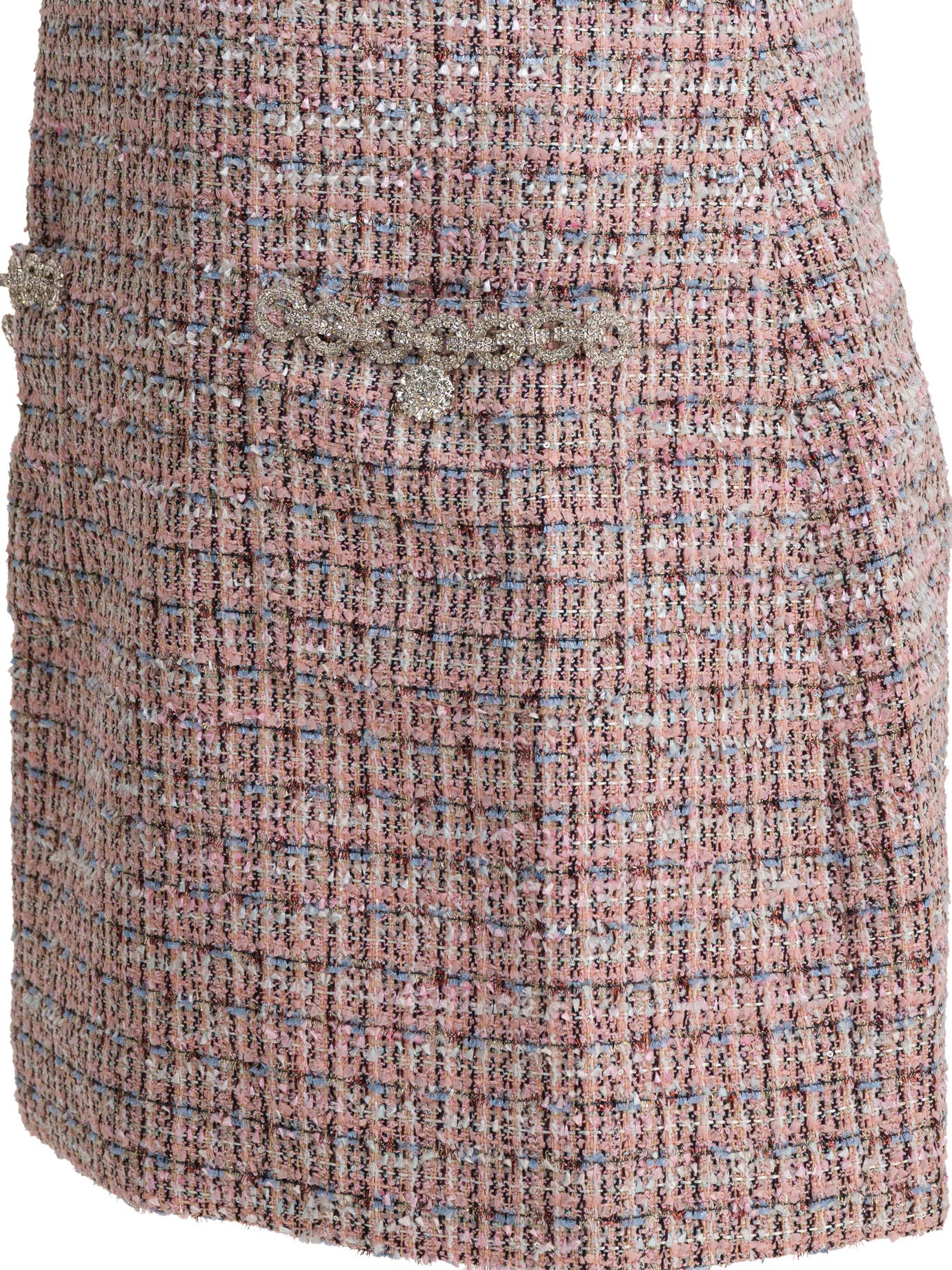 SELF-PORTRAIT Sleeveless Bouclé Mini Dress Size 8