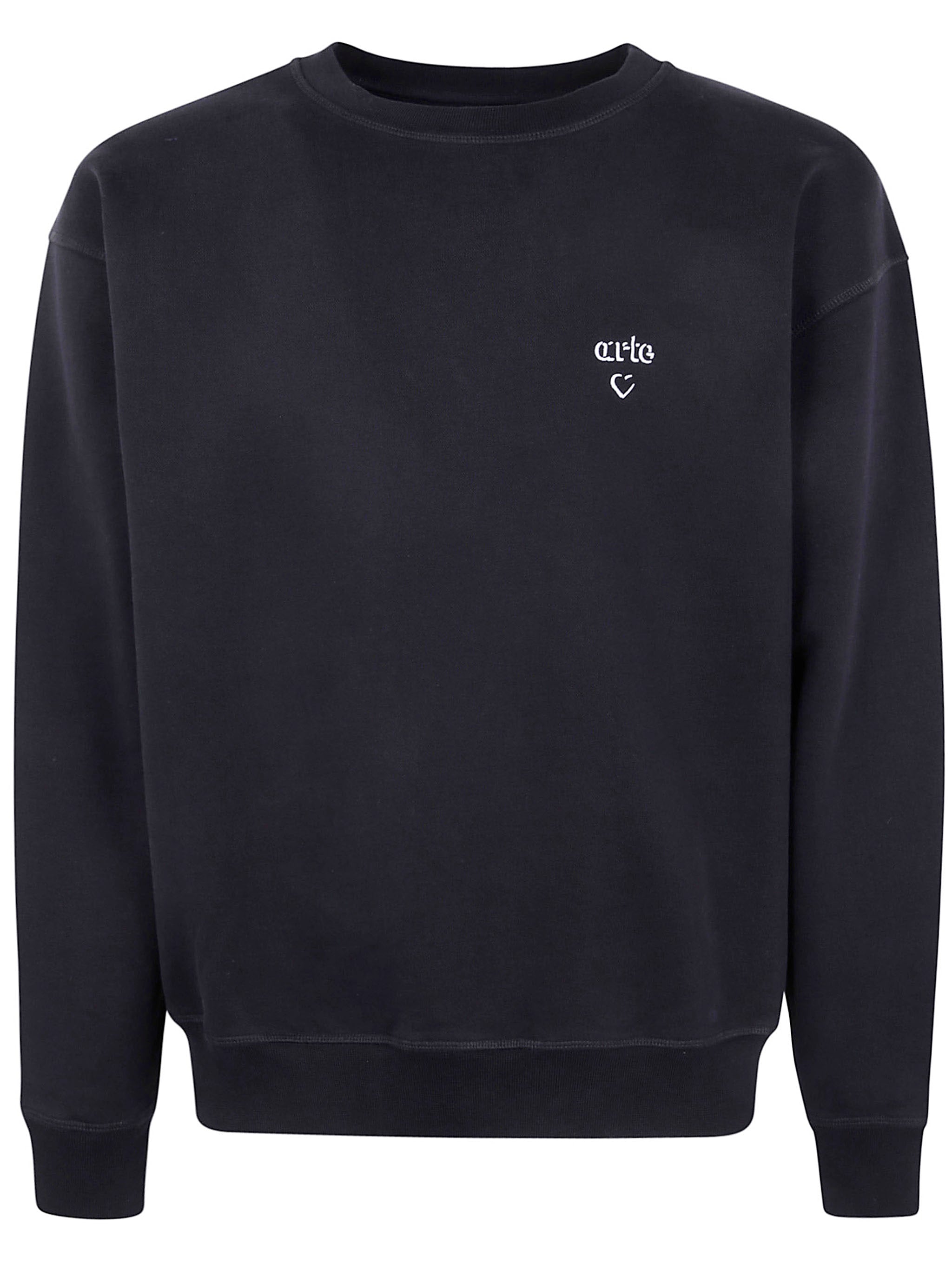 ARTE ANTWERP Heart Crewneck Sweatshirt for Men