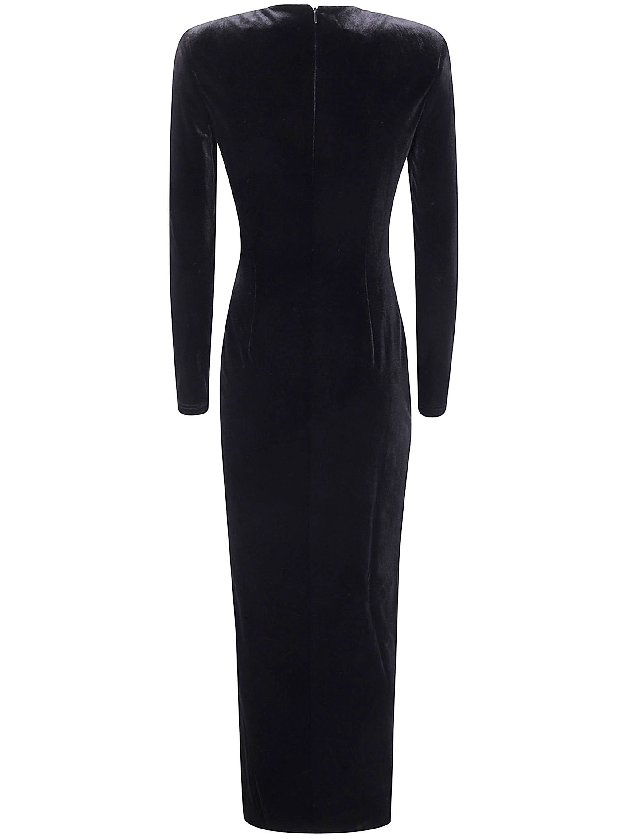 SELF-PORTRAIT Velvet Embellished Midi Dress for Women