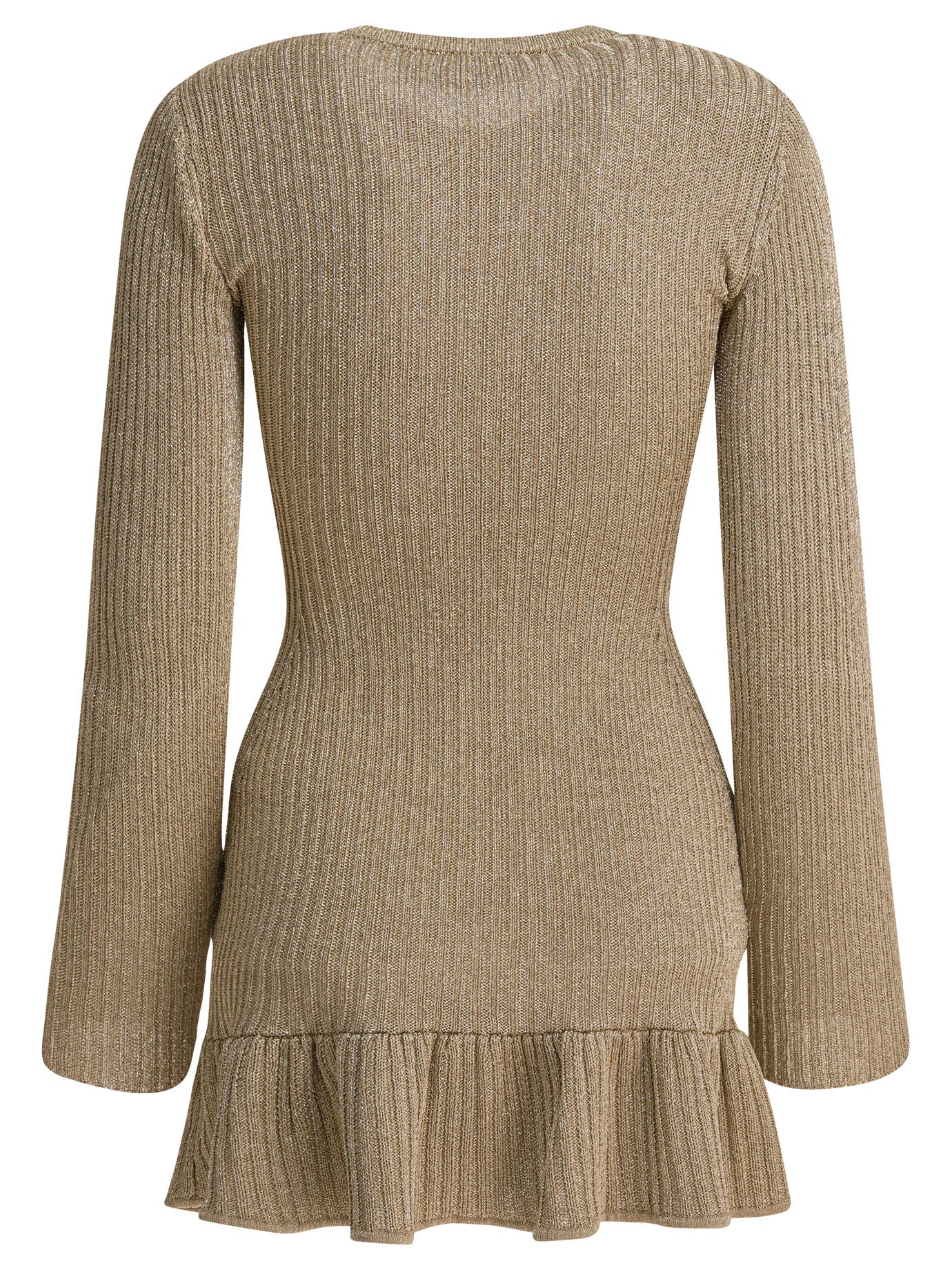 SELF-PORTRAIT Mini Lurex Knit Dress