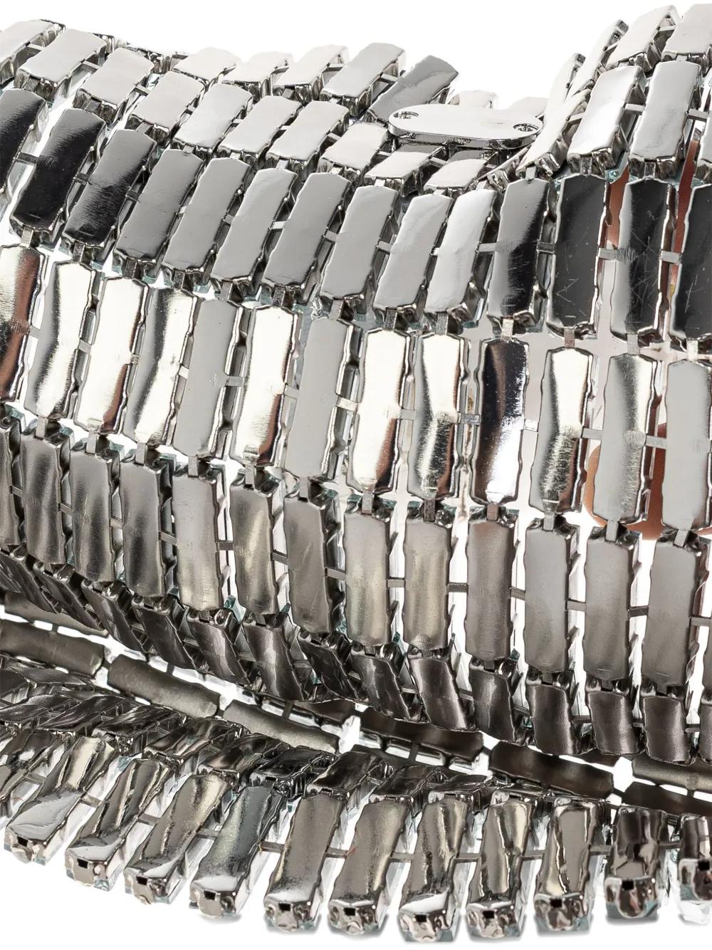 SELF-PORTRAIT Mini Clutch Handbag with Bow Embellishment