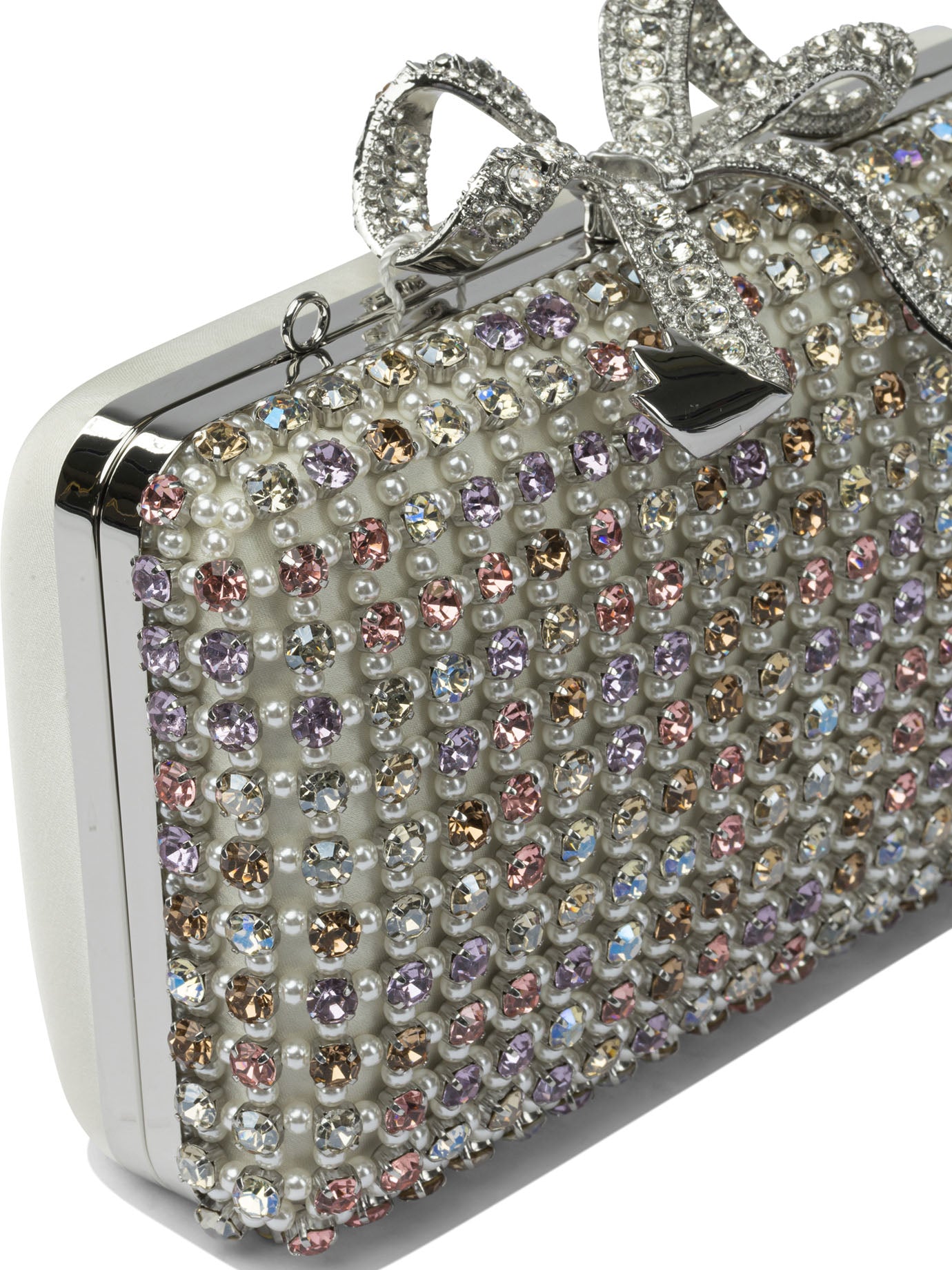 SELF-PORTRAIT Mini Multi-Crystal Shoulder Handbag