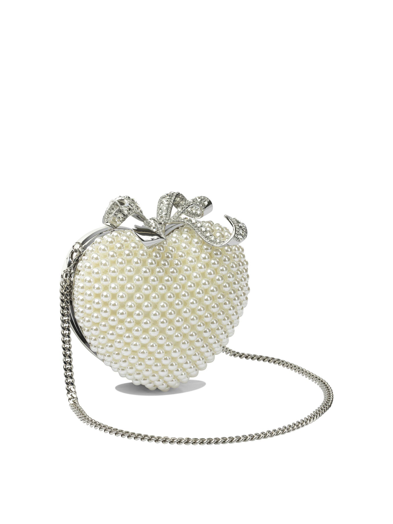 SELF-PORTRAIT Mini Heart-Shaped Clutch