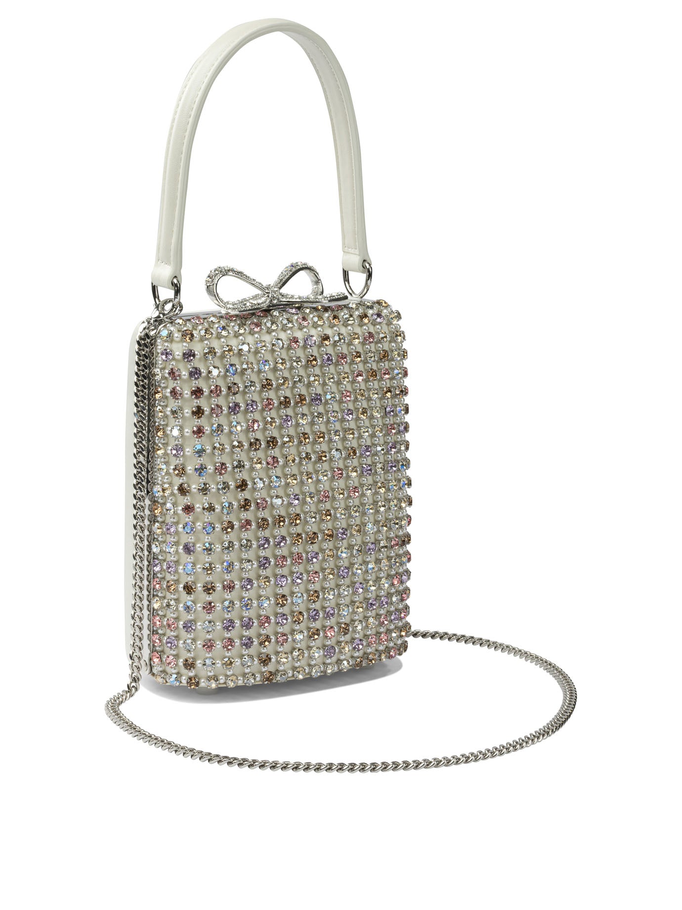 SELF-PORTRAIT Mini Multi-Crystal Handbag