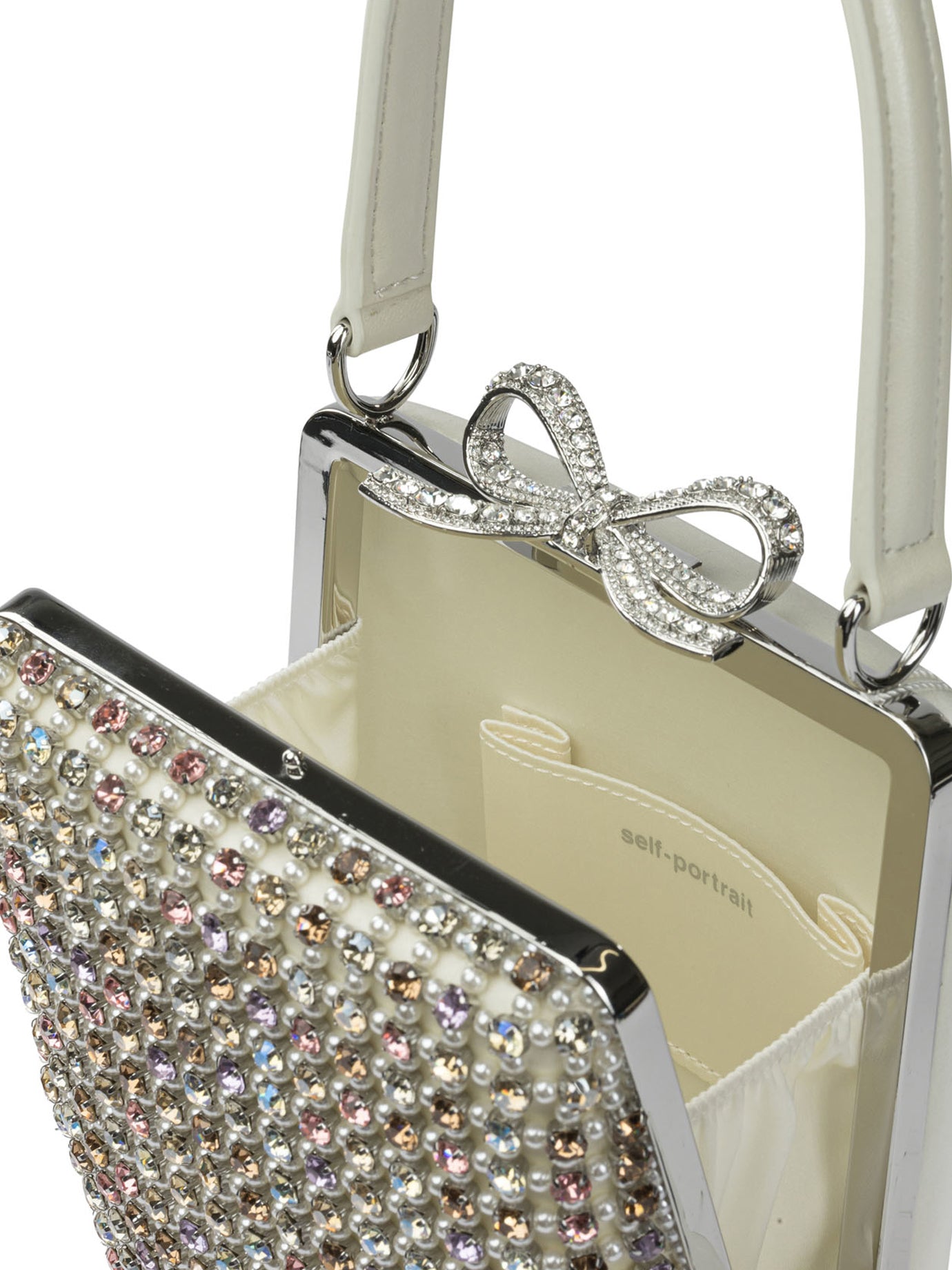 SELF-PORTRAIT Mini Multi-Crystal Handbag