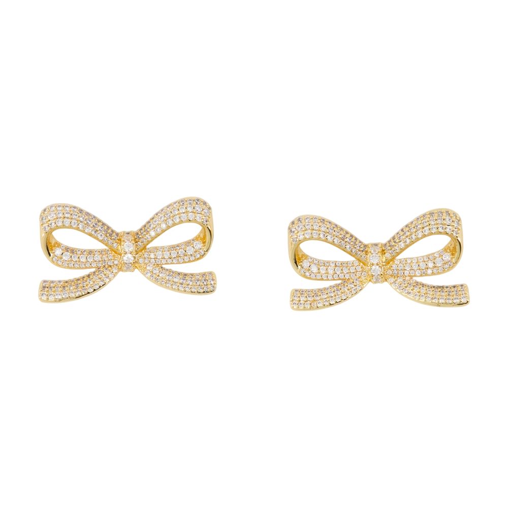 SELF-PORTRAIT Crystal Bow Mini Earrings