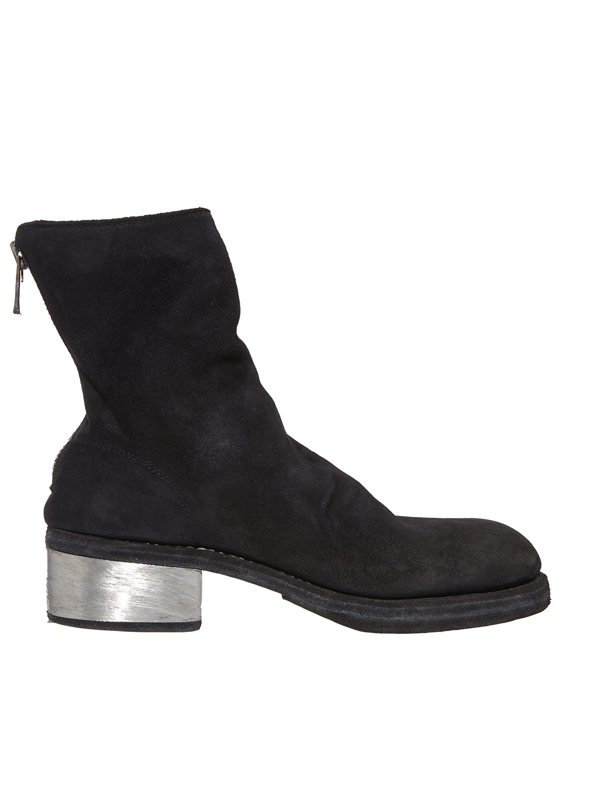 GUIDI Chic Mini Boots with Back Zip for Women