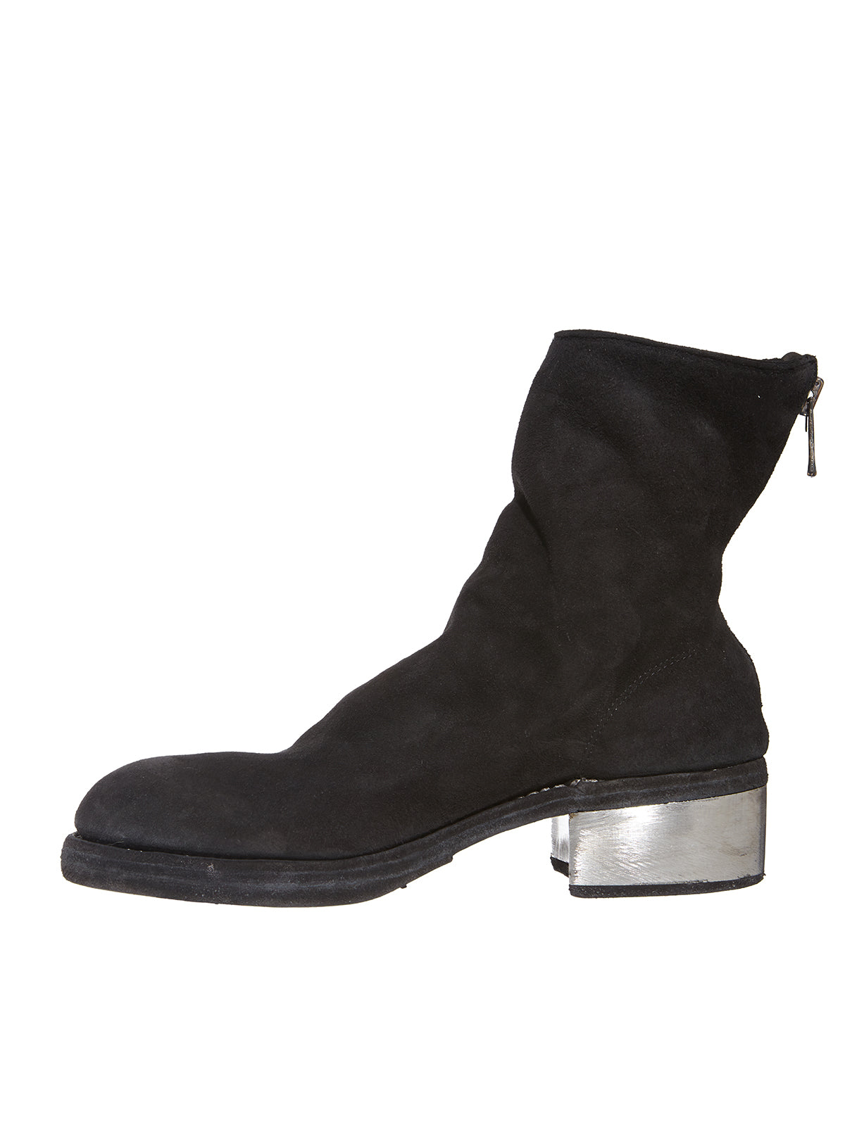 GUIDI Chic Mini Boots with Back Zip for Women