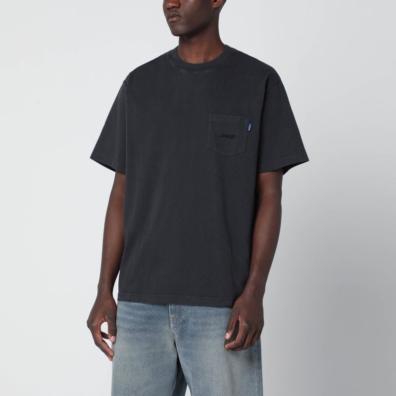 AWAKE NY Crewneck T-Shirt with Pocket and Logo