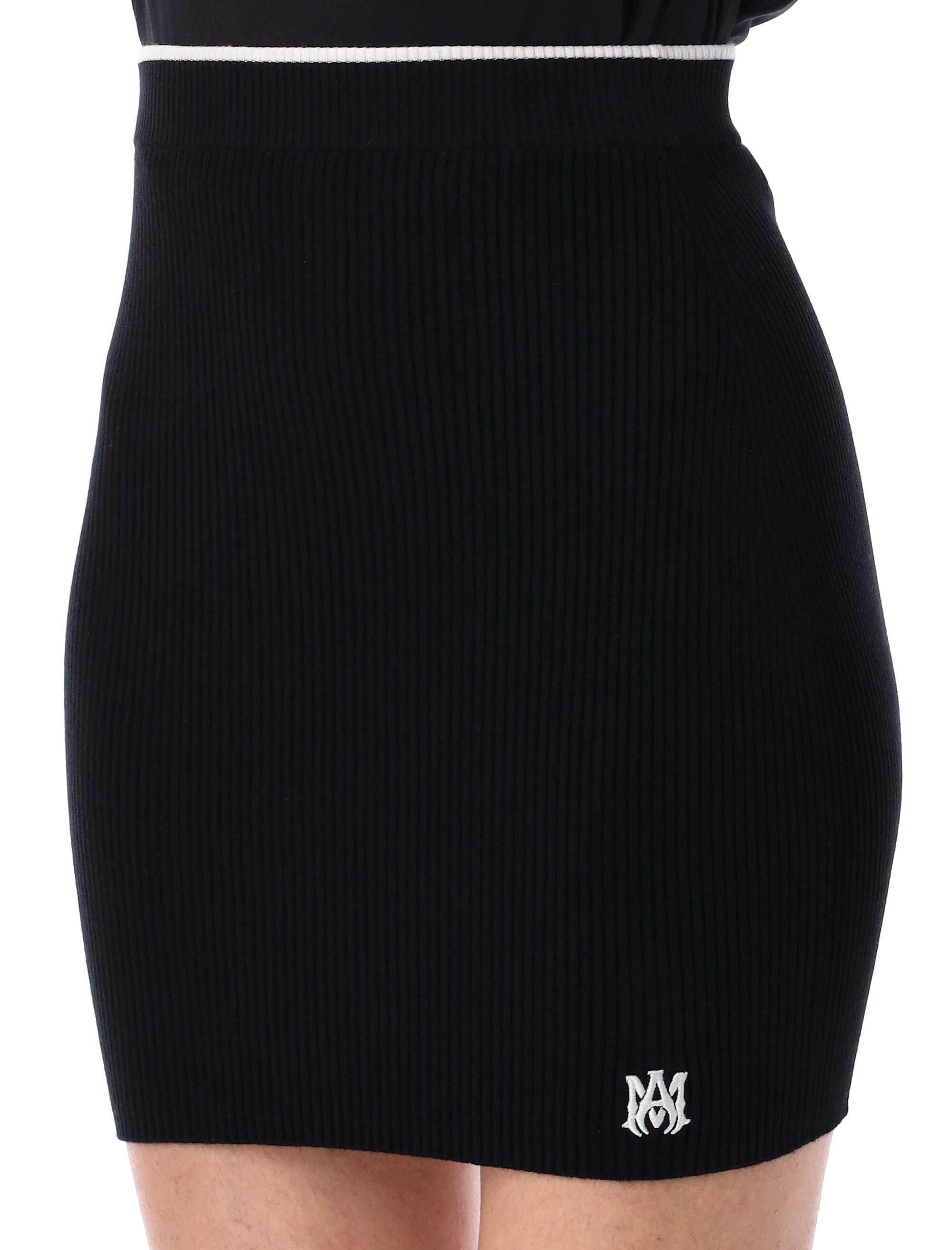 AMIRI Knit Rib Mini Skirt for Women