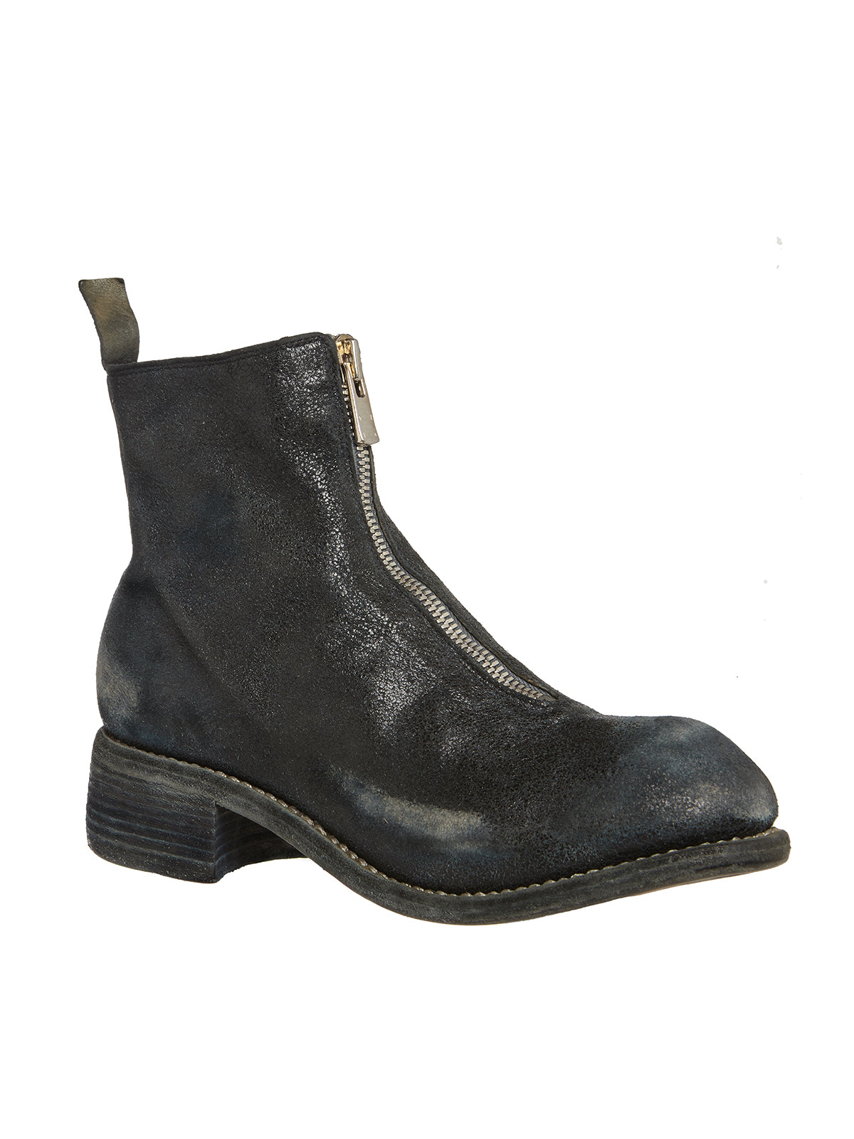 GUIDI Front Zip Leather Boots for Women