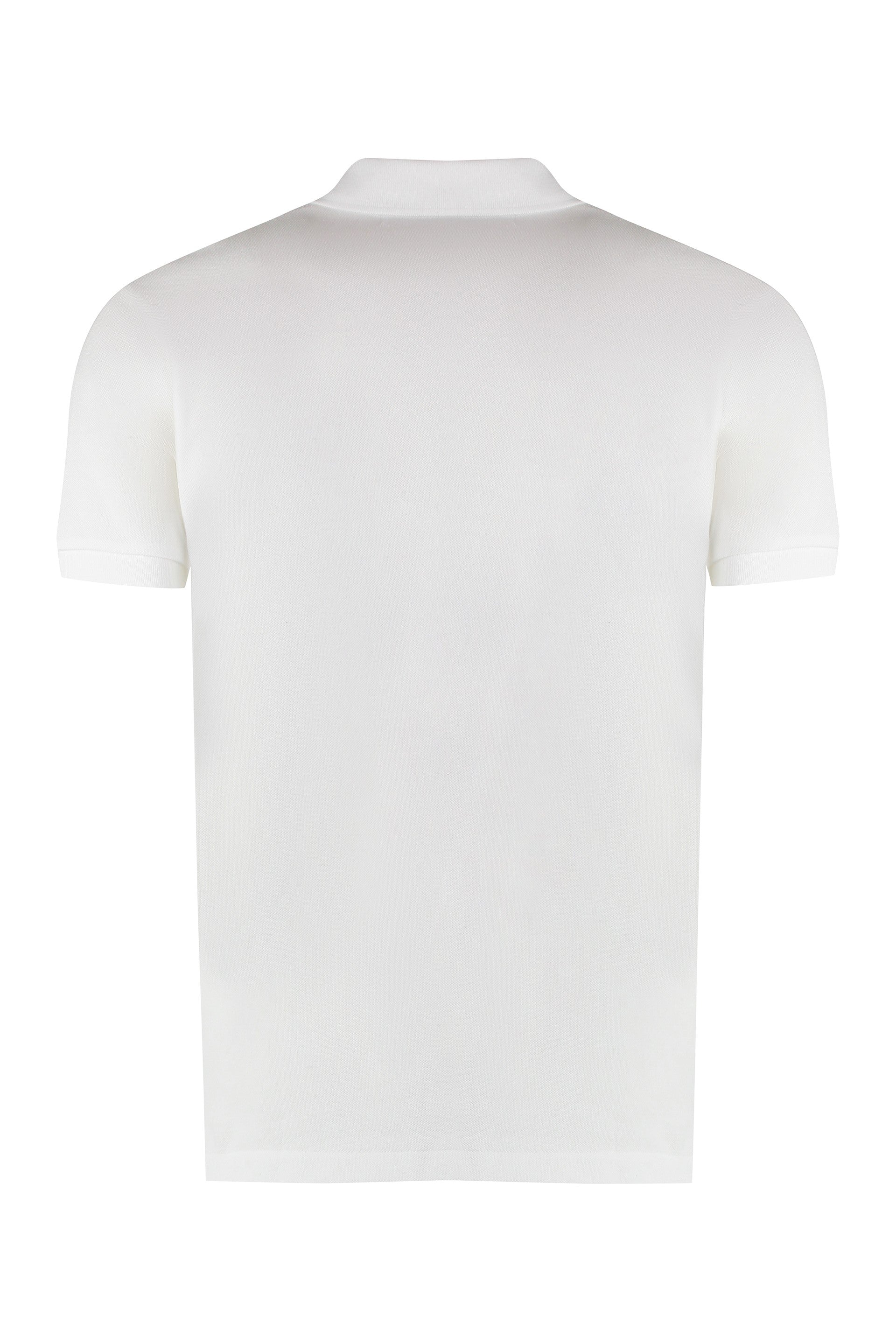 COMME DES GARÇONS PLAY Classic Polo Shirt with Red Heart Patch (Size L)