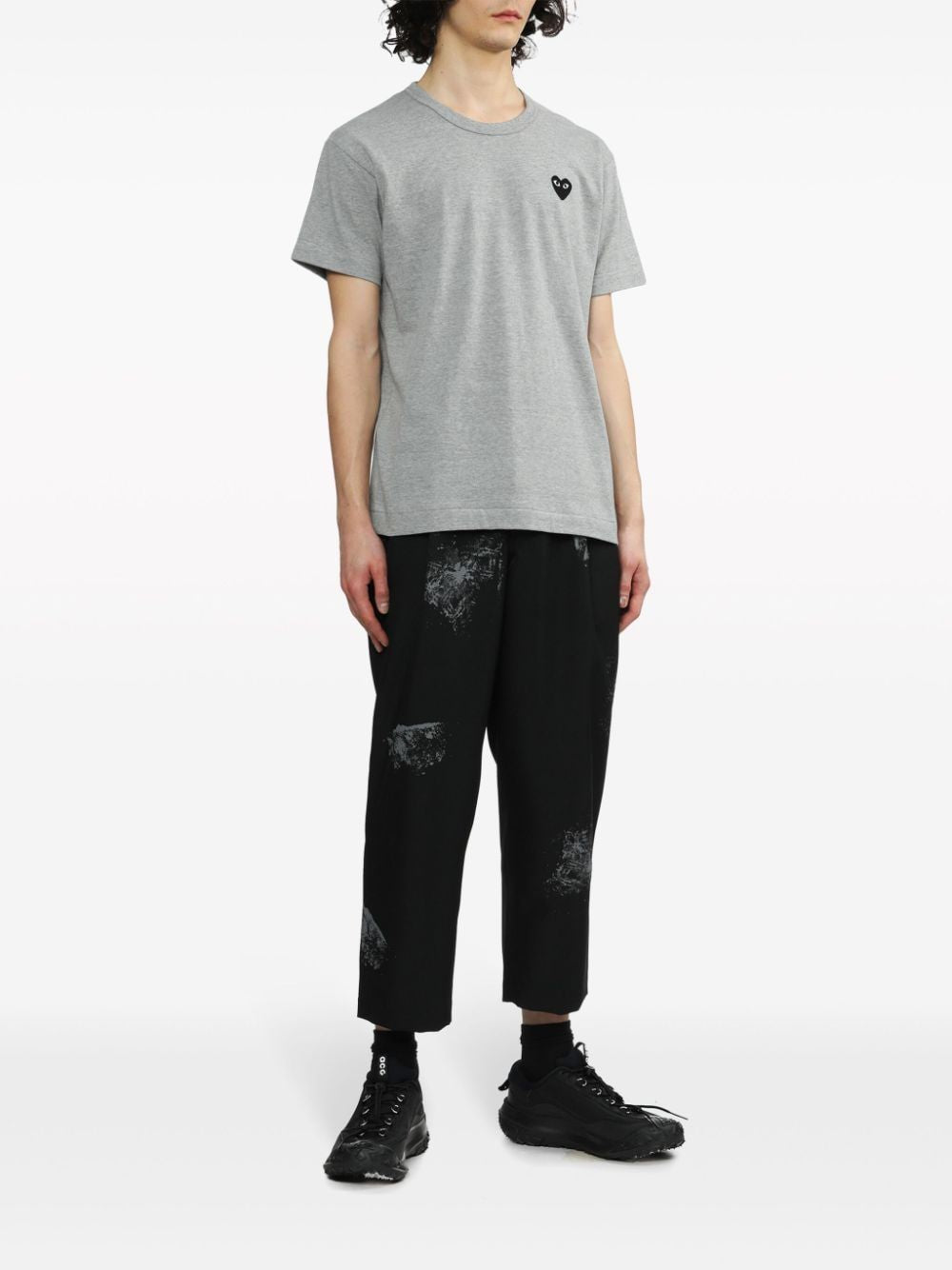 COMME DES GARÇONS PLAY Men's Emblem Mini T-Shirt