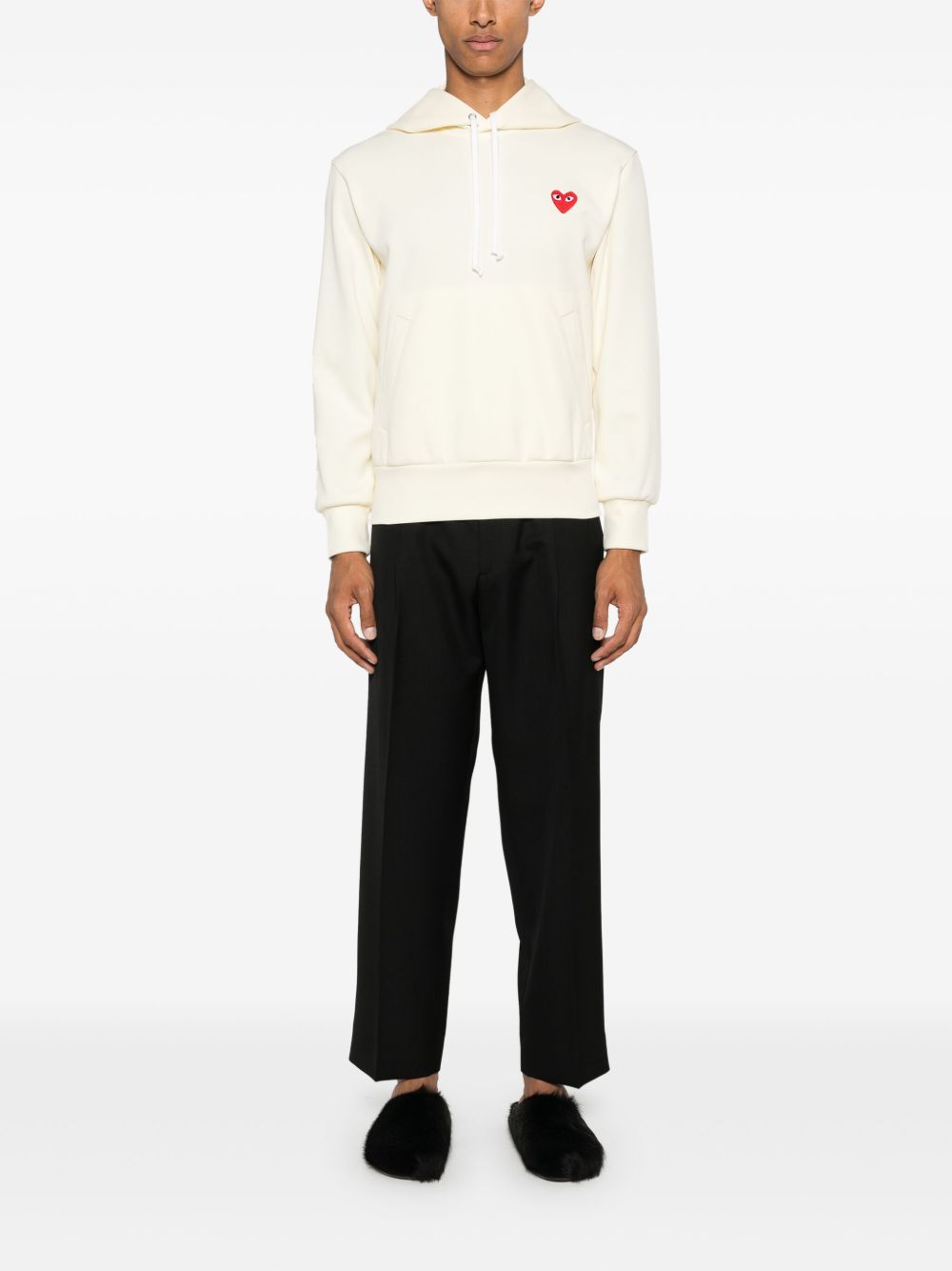 COMME DES GARÇONS Signature Logo Cotton Hoodie - Standard Men's Sizing