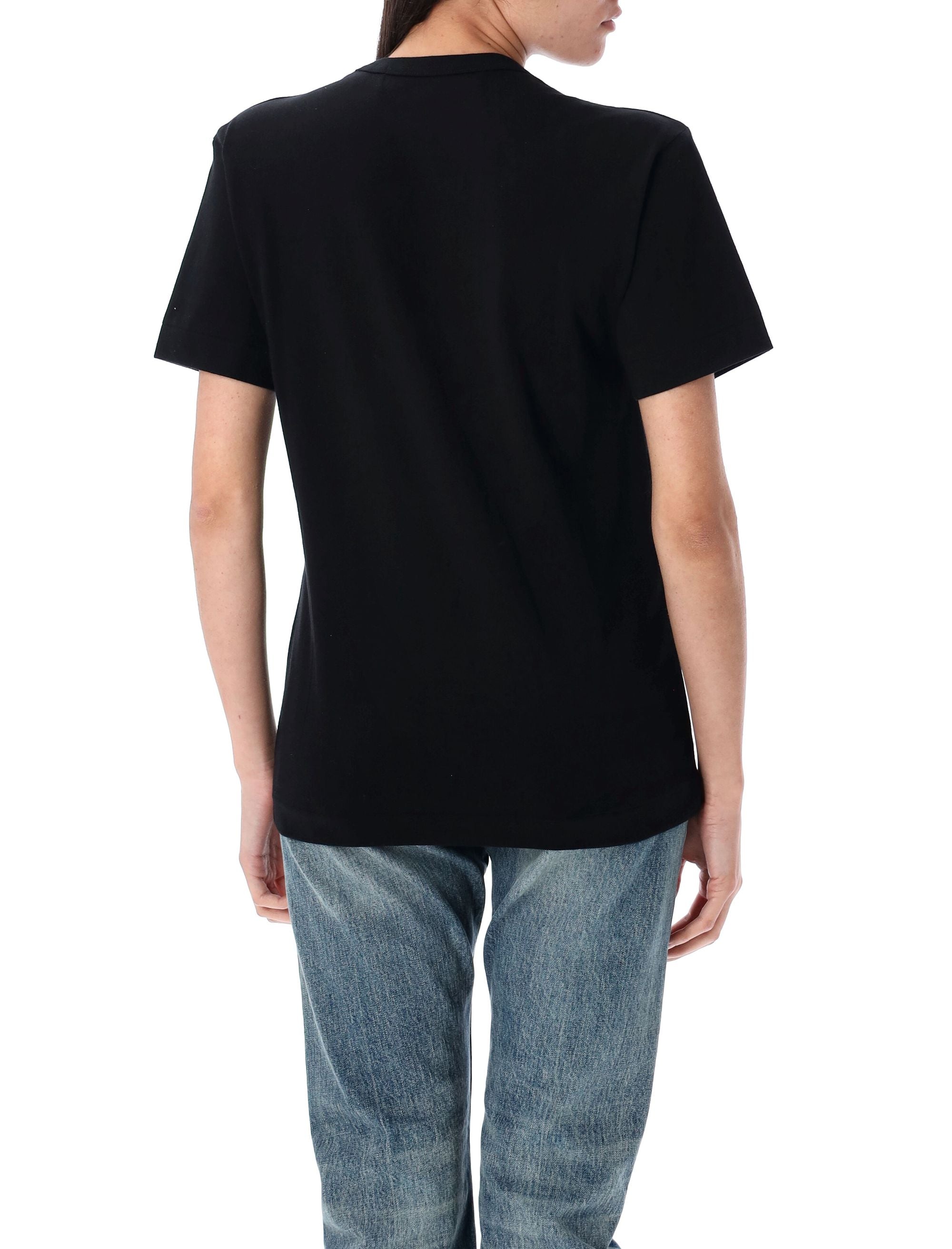 COMME DES GARÇONS PLAY Golden Heart Patch T-Shirt - Sizes S to L