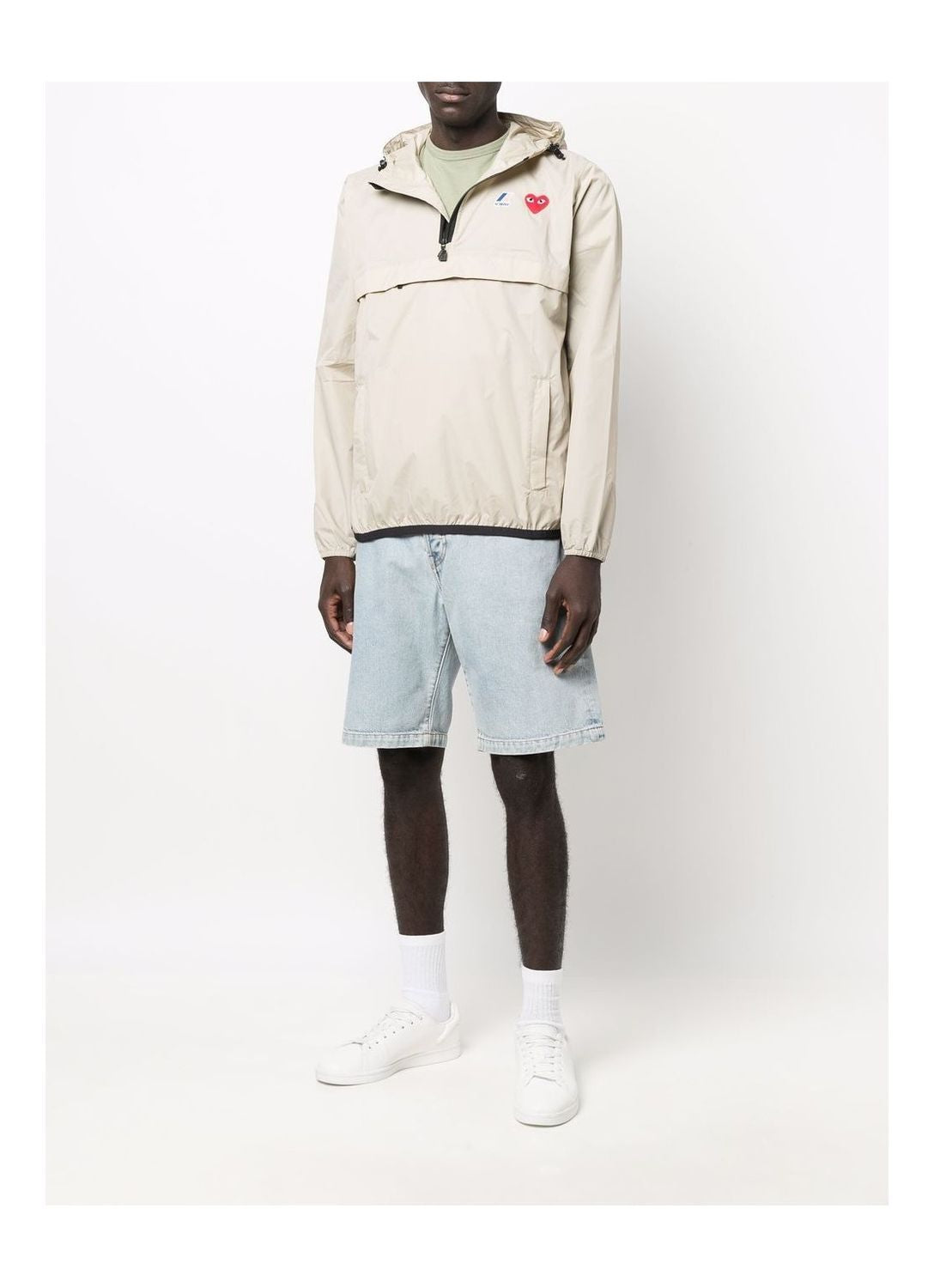 COMME DES GARÇONS PLAY Half Zip Jacket for Men - FW25 Edition