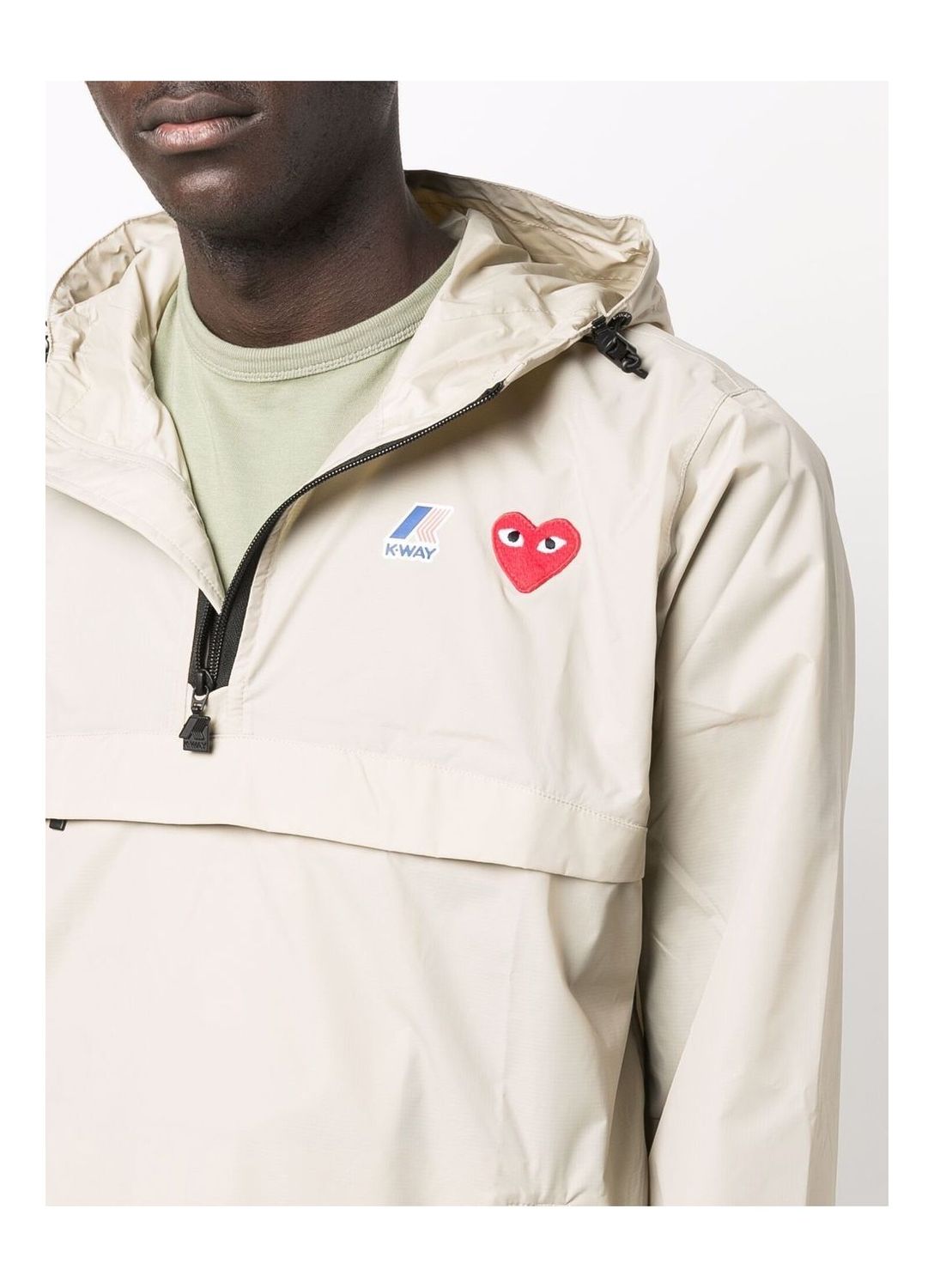 COMME DES GARÇONS PLAY Half Zip Jacket for Men - FW25 Edition