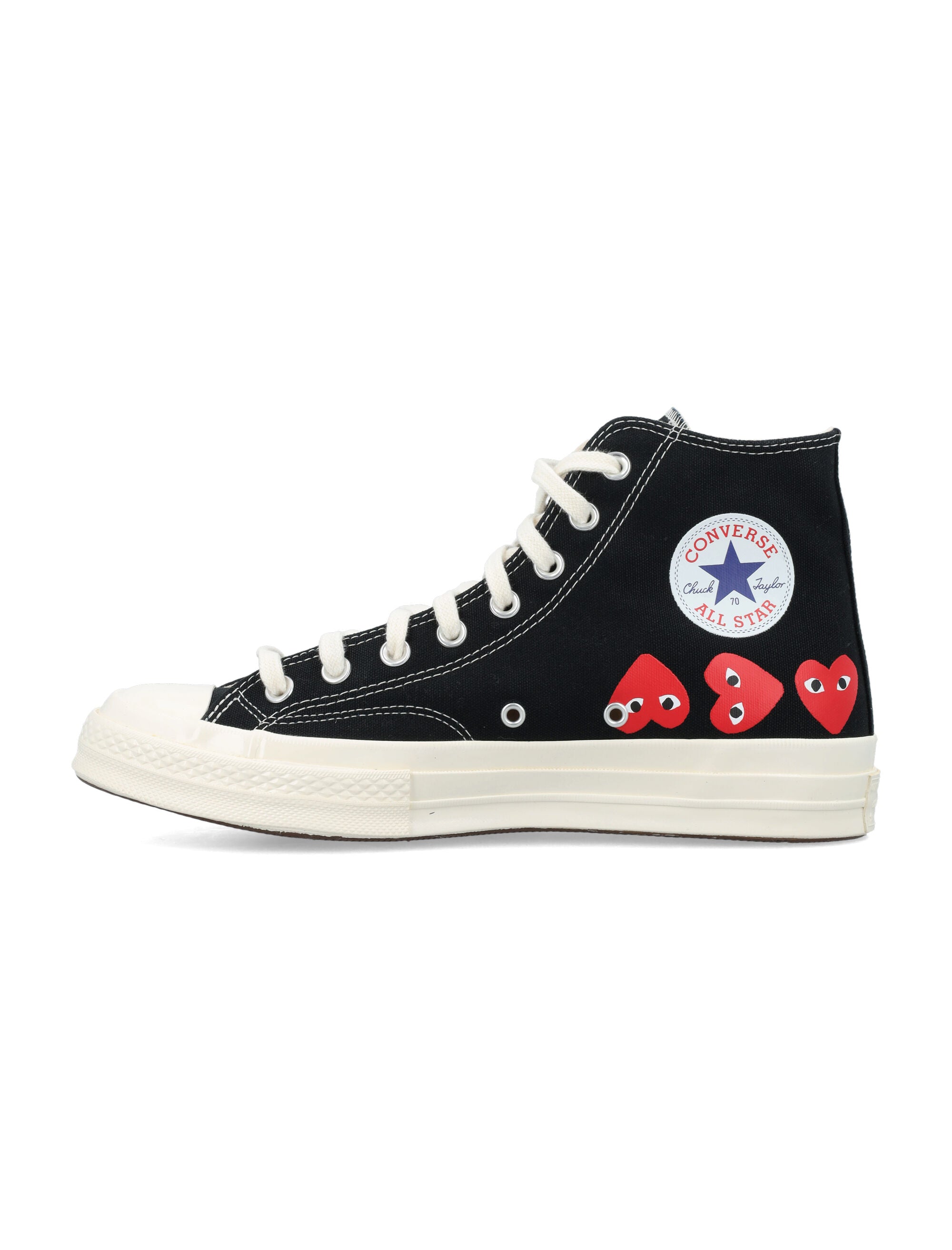 COMME DES GARÇONS CONVERSE Multi Heart Hi Top Sneakers for Men