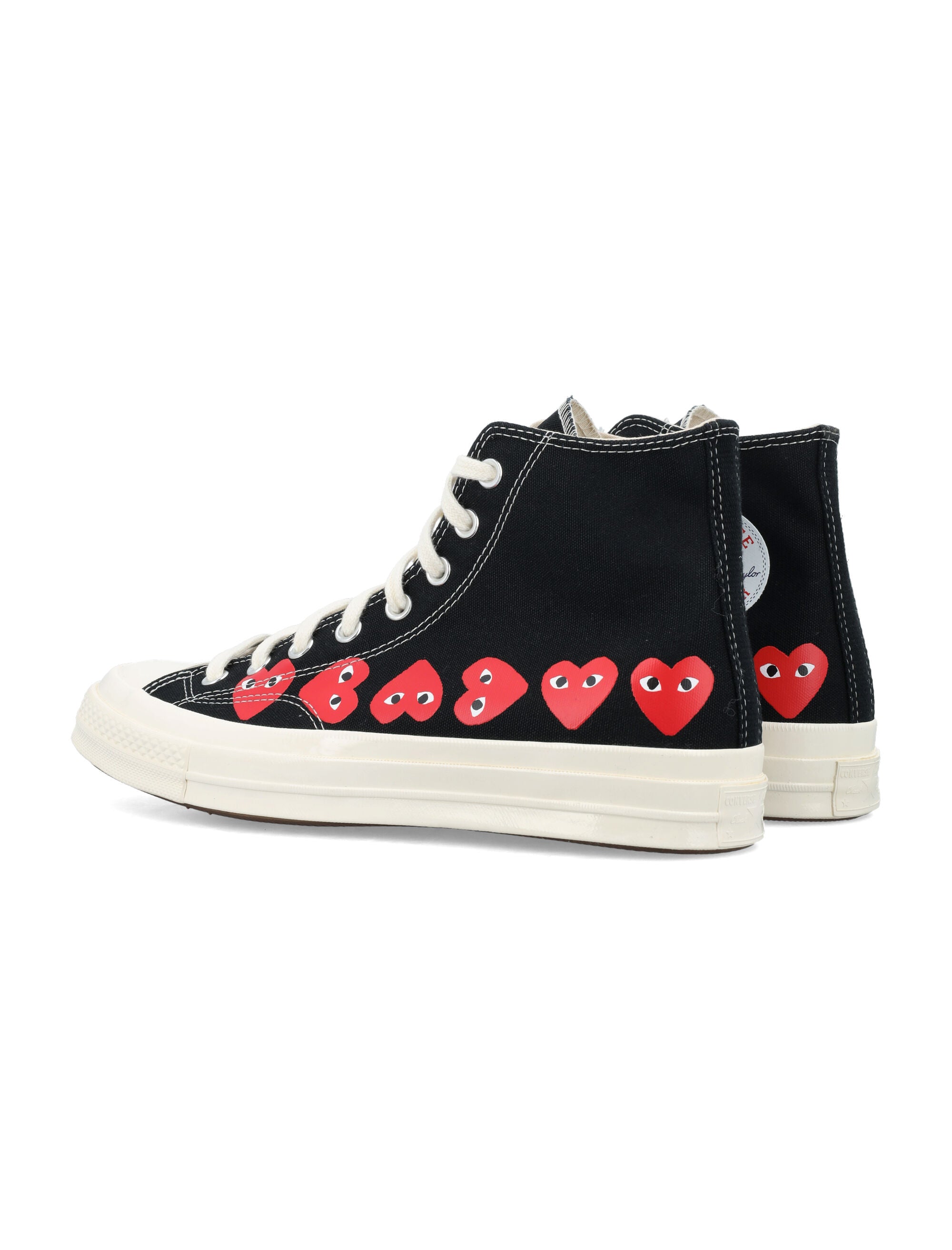 COMME DES GARÇONS CONVERSE Multi Heart Hi Top Sneakers for Men